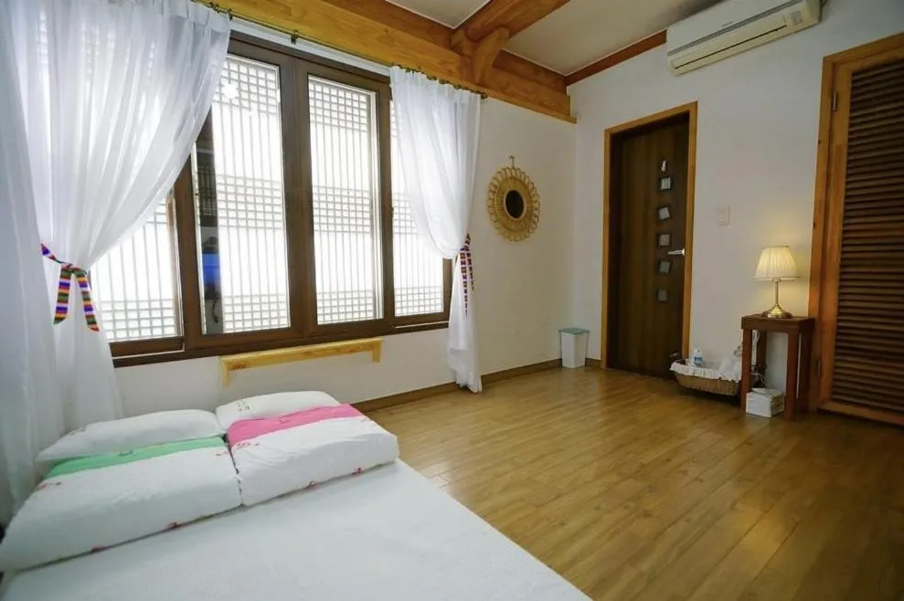 Bed in Millennial Morning Hanok Jeonju