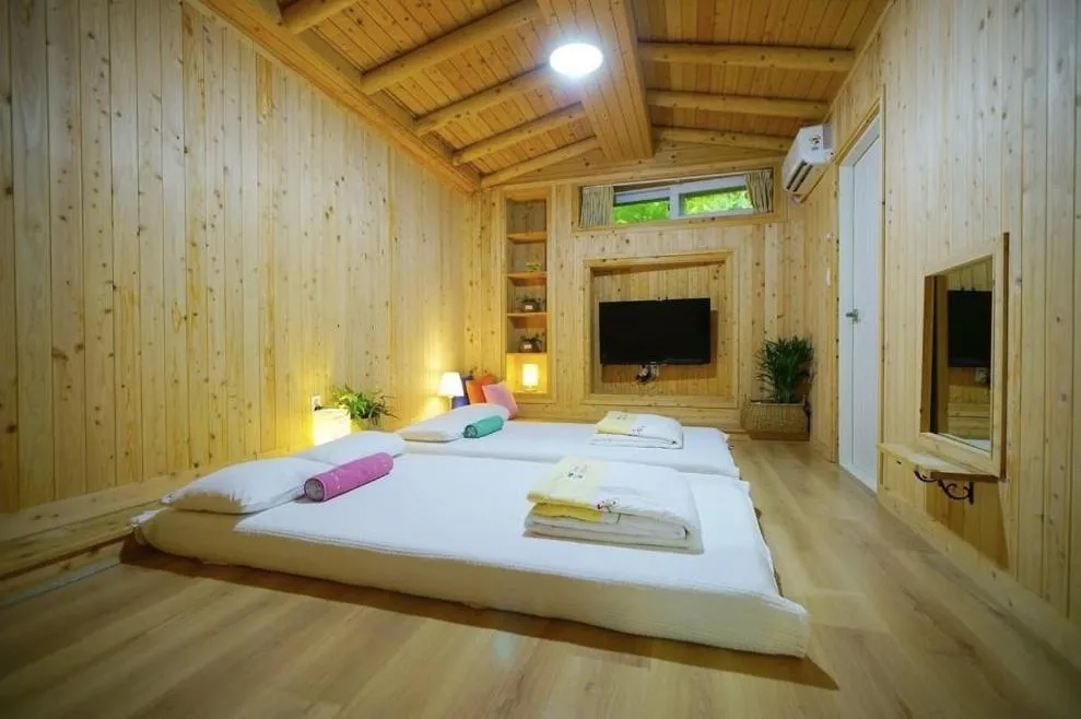 Bed in Millennial Morning Hanok Jeonju