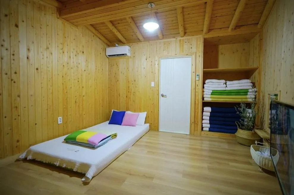 Bed in Millennial Morning Hanok Jeonju
