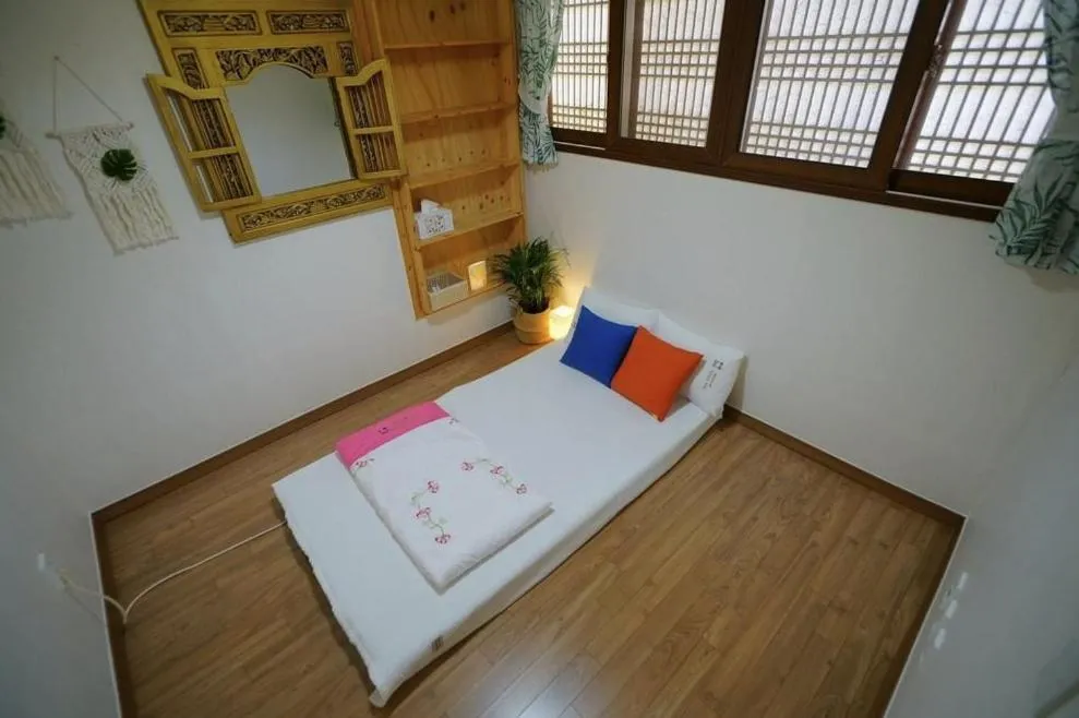 Bed in Millennial Morning Hanok Jeonju
