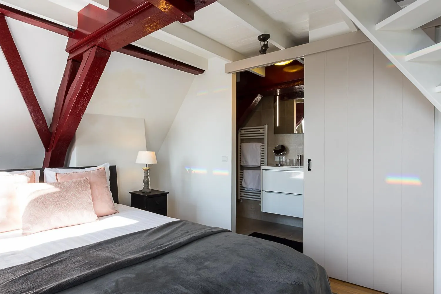 Bedroom, Bed in B&B Parijs aan de Kaai