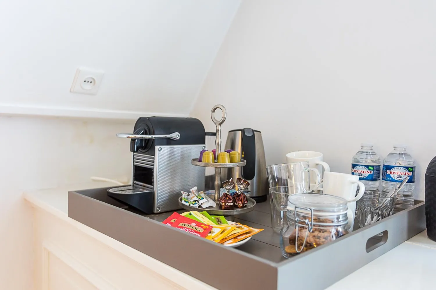 Coffee/tea facilities in B&B Parijs aan de Kaai