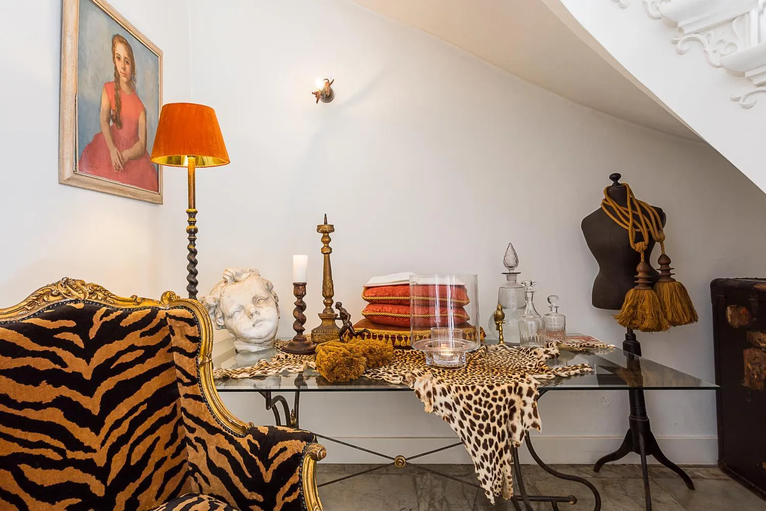 Decorative detail in B&B Parijs aan de Kaai