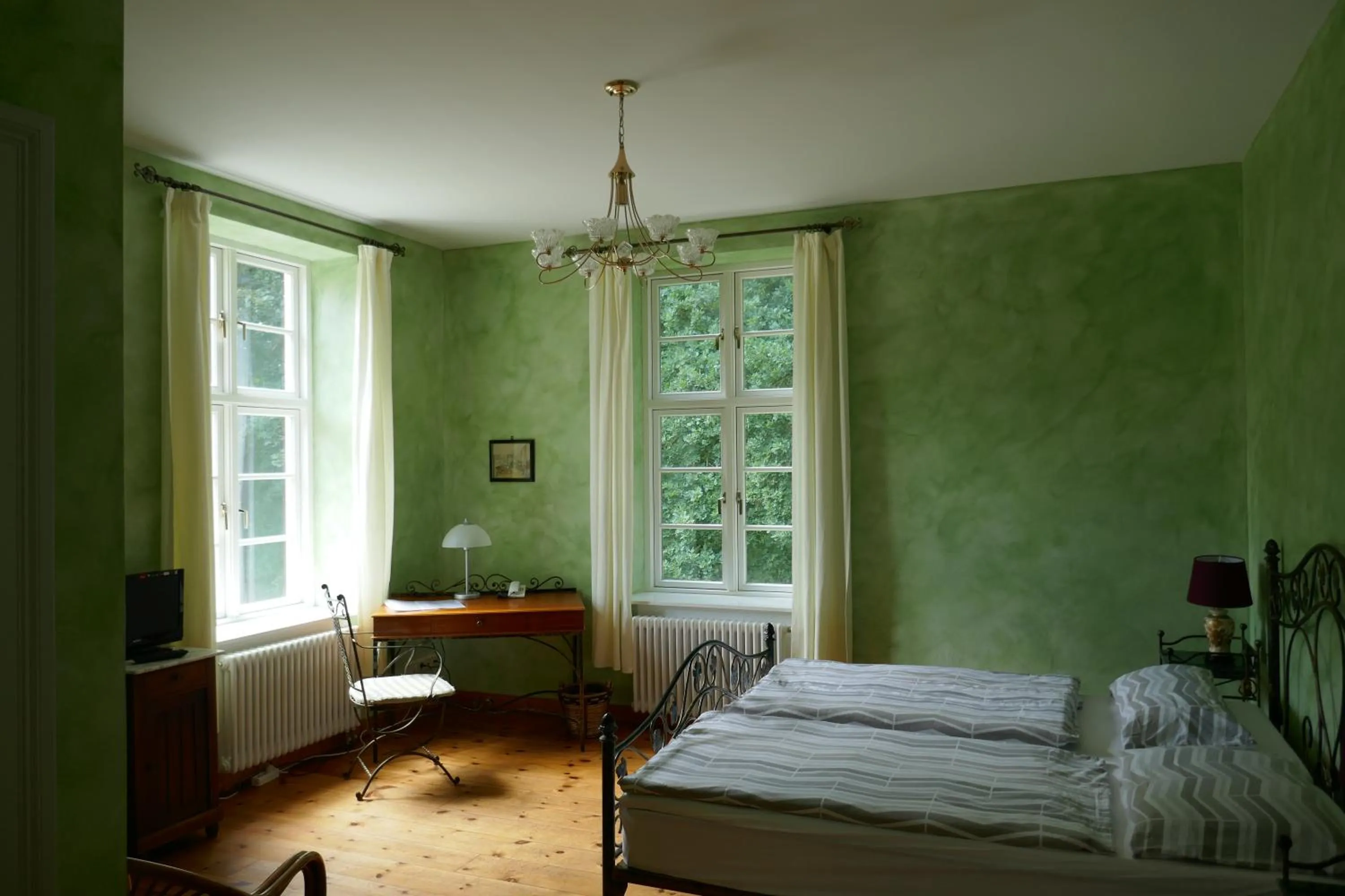 Bed in Landhaus Schloss Kölzow