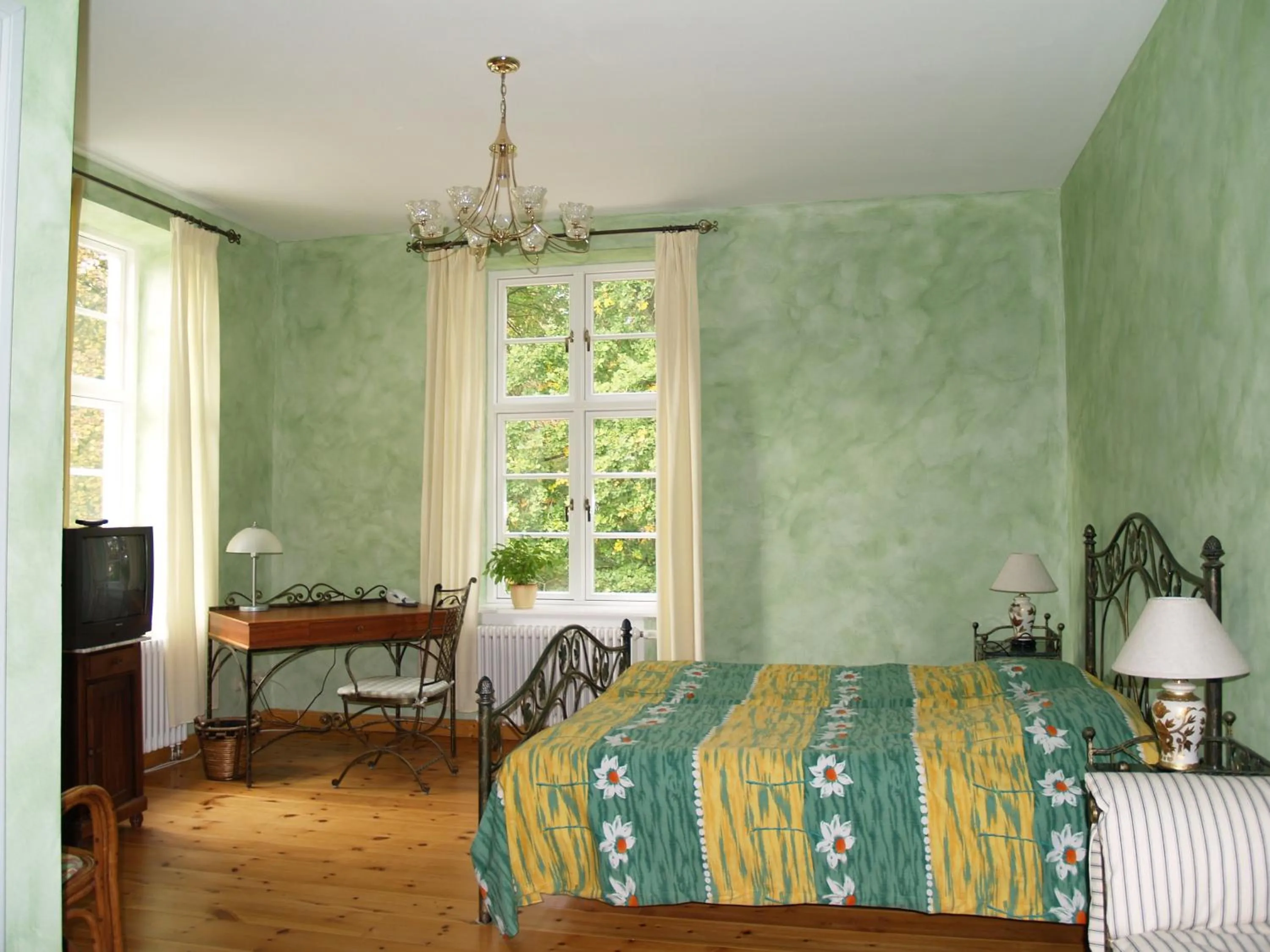 Bed in Landhaus Schloss Kölzow