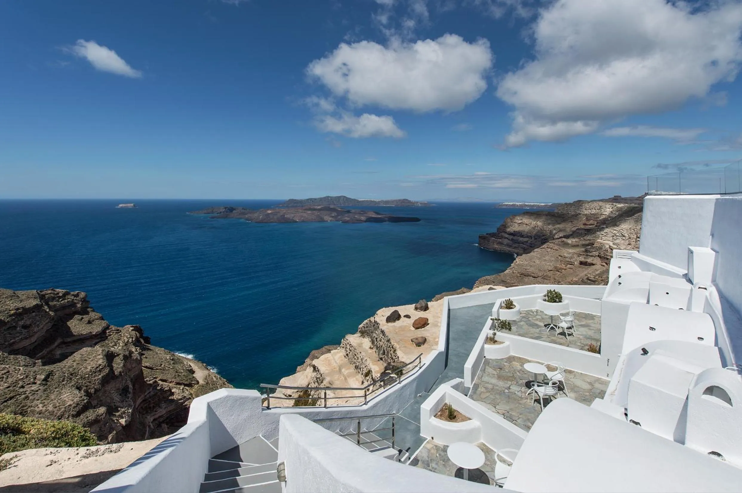 Sea view in Villa Irini Fira - Adults Only