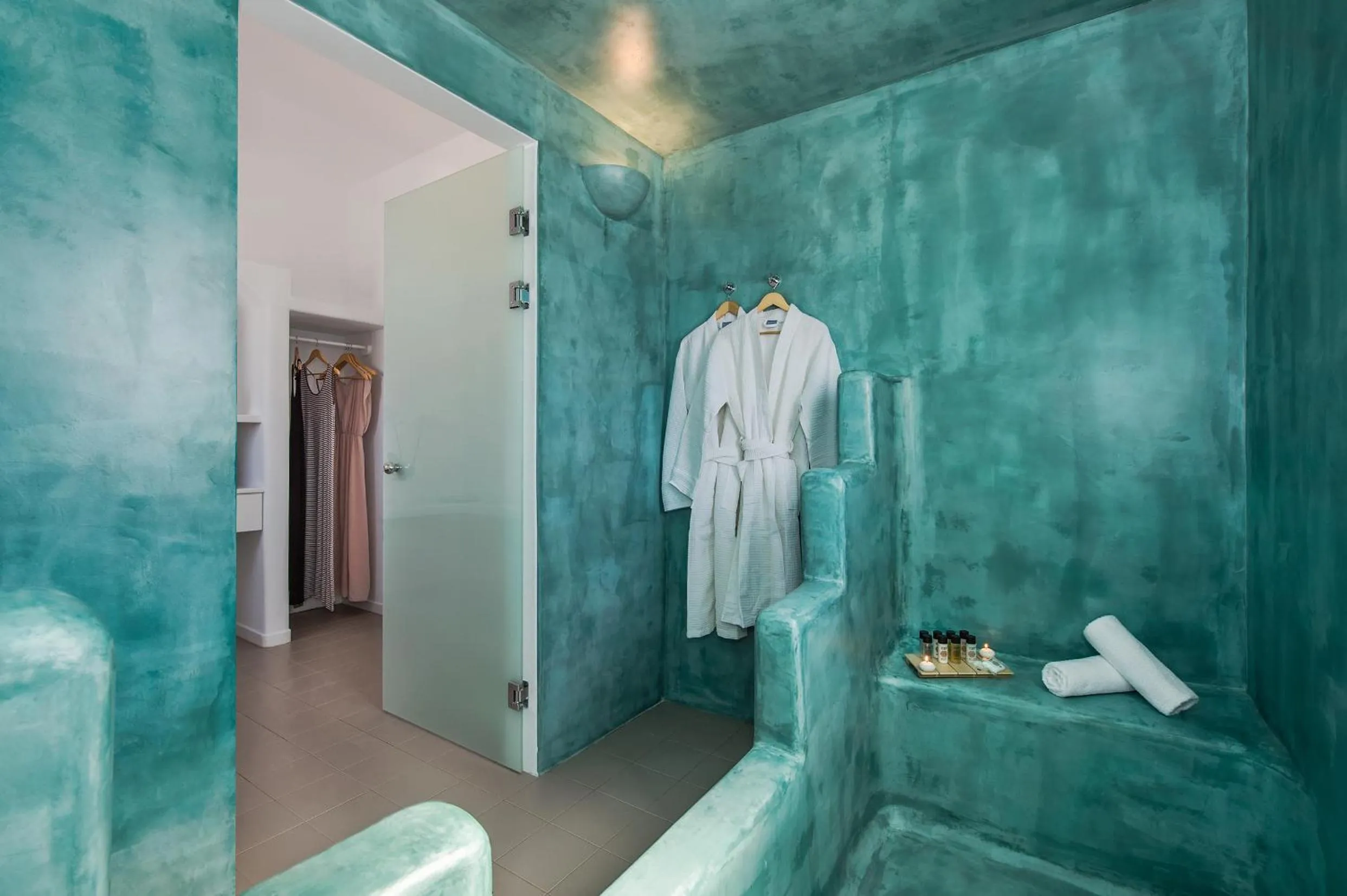 Bathroom in Villa Irini Fira - Adults Only
