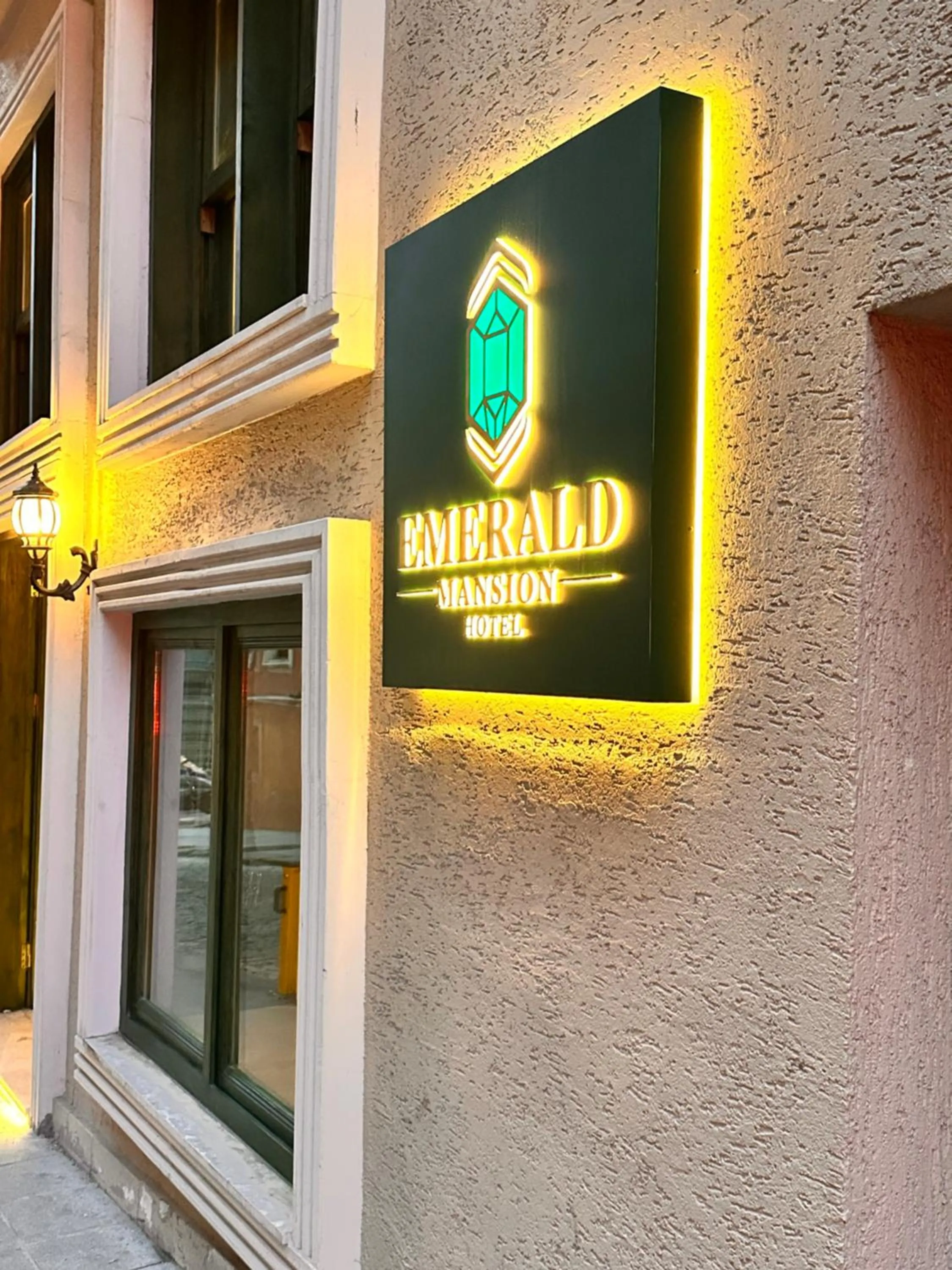 Property logo or sign in Emerald Mansion Hotel