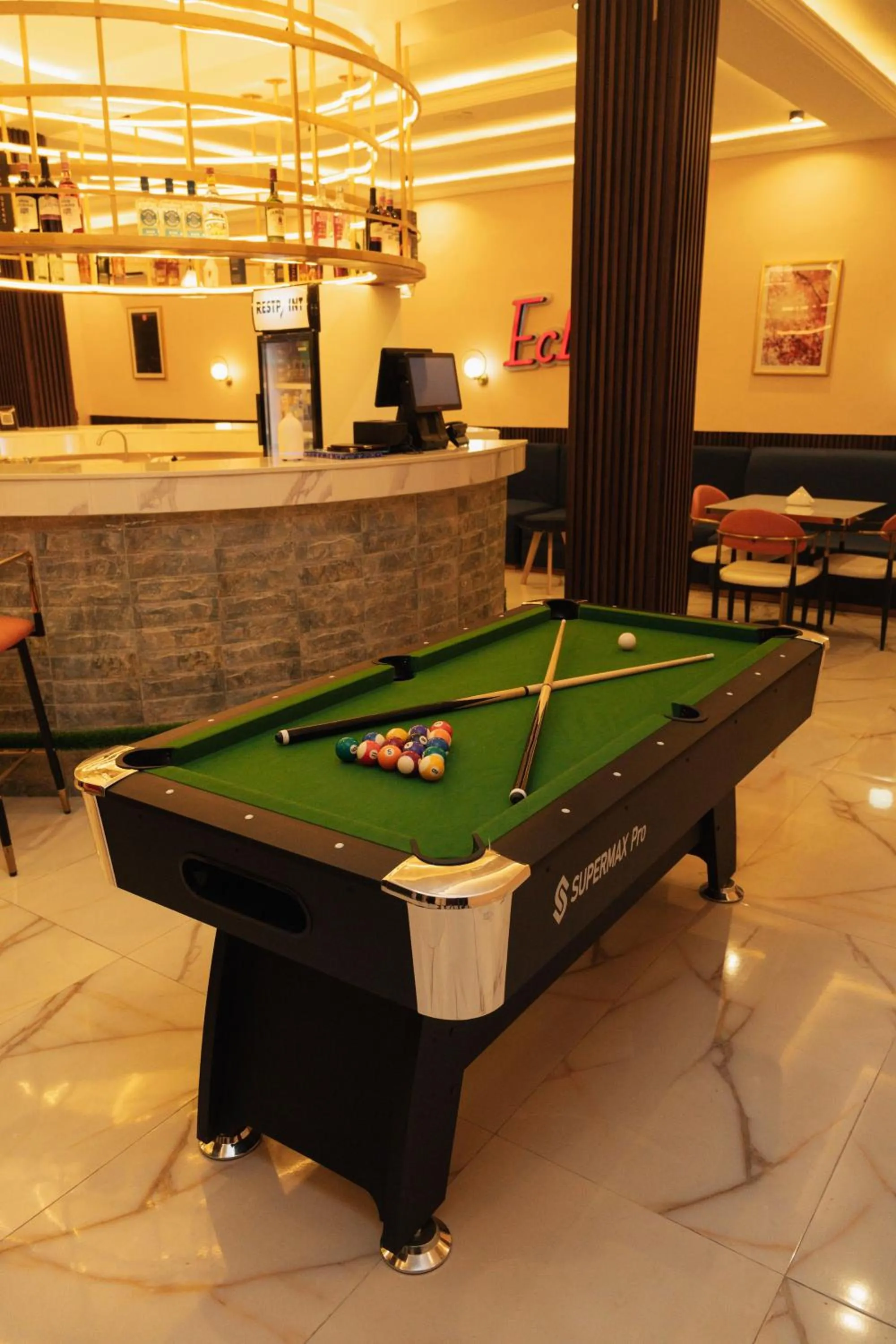 Billiard in The Manor Hotel by Luckzi