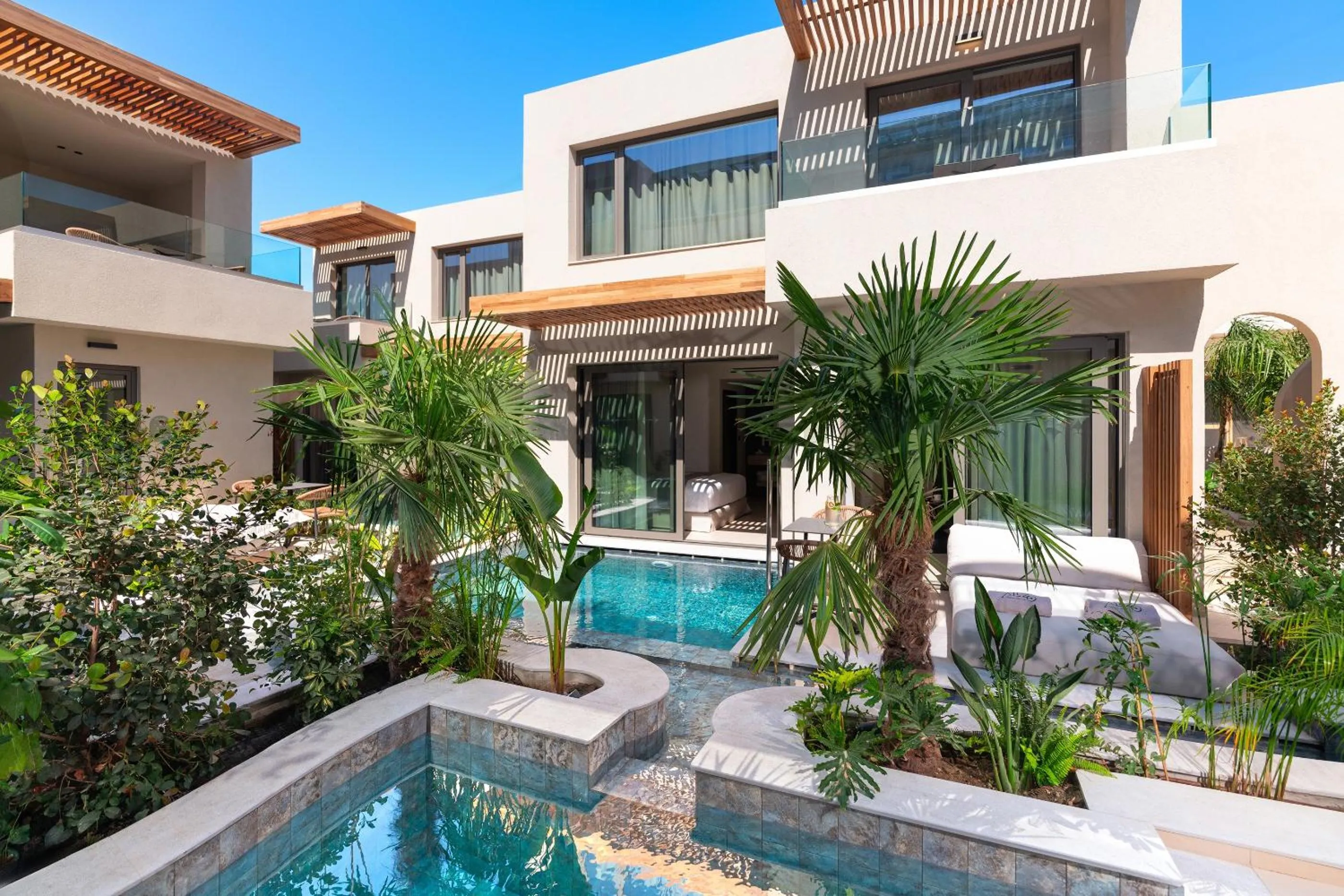 Patio in Alizo Comfort Chic Stay Rhodes - Adults Only