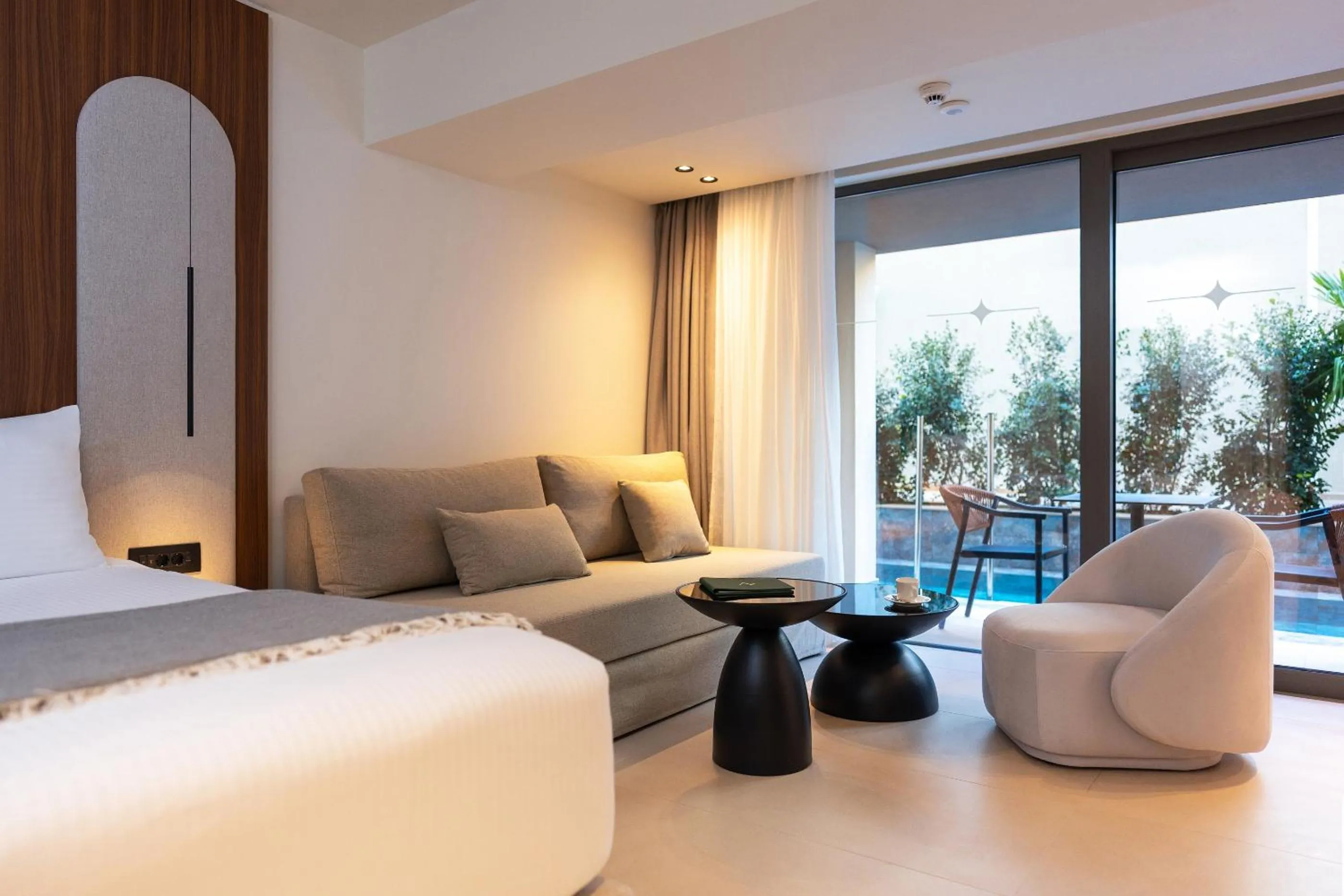 Patio in Alizo Comfort Chic Stay Rhodes - Adults Only