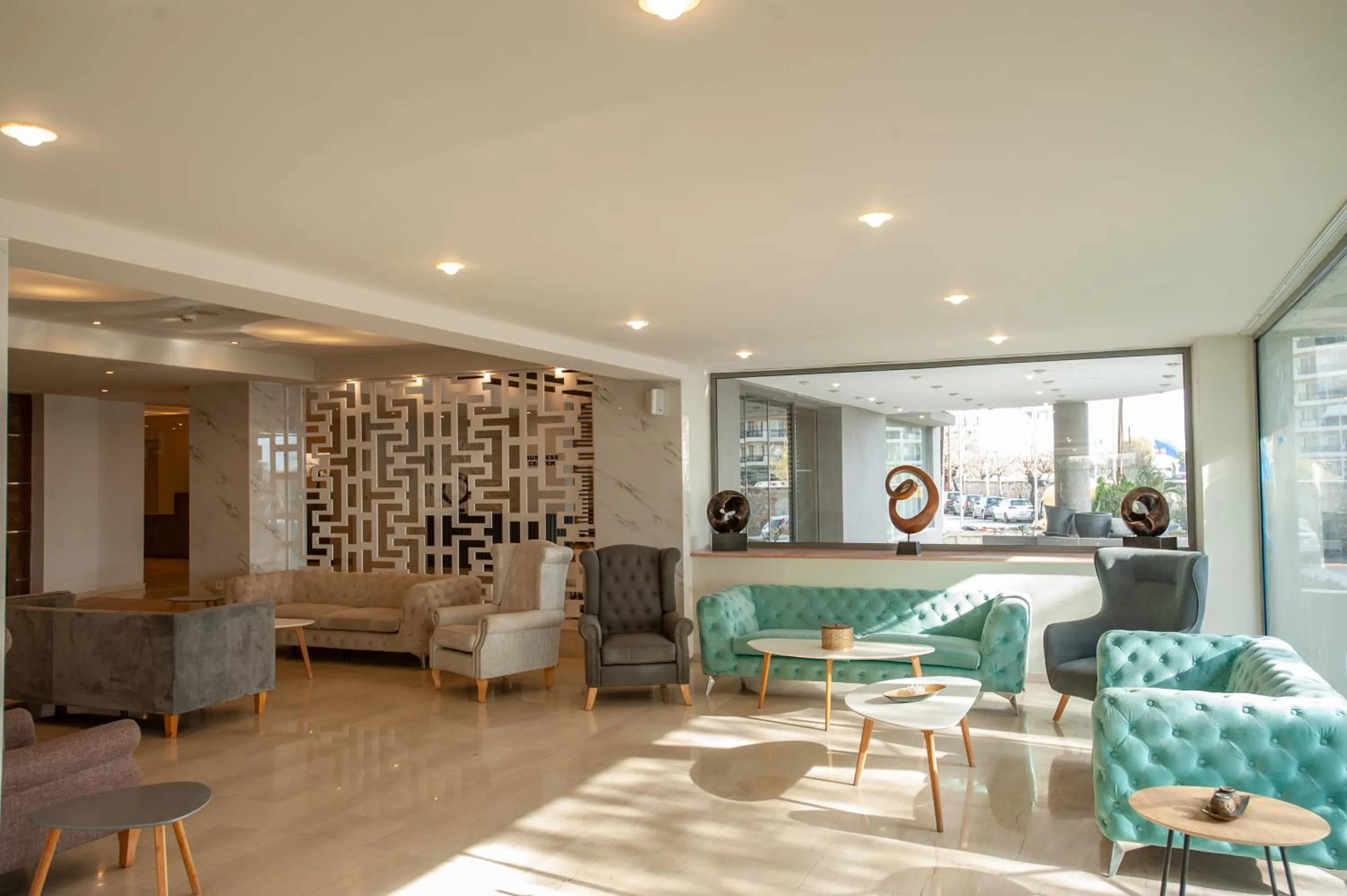 Seating area in Rhodos Horizon Marina - Adults Only