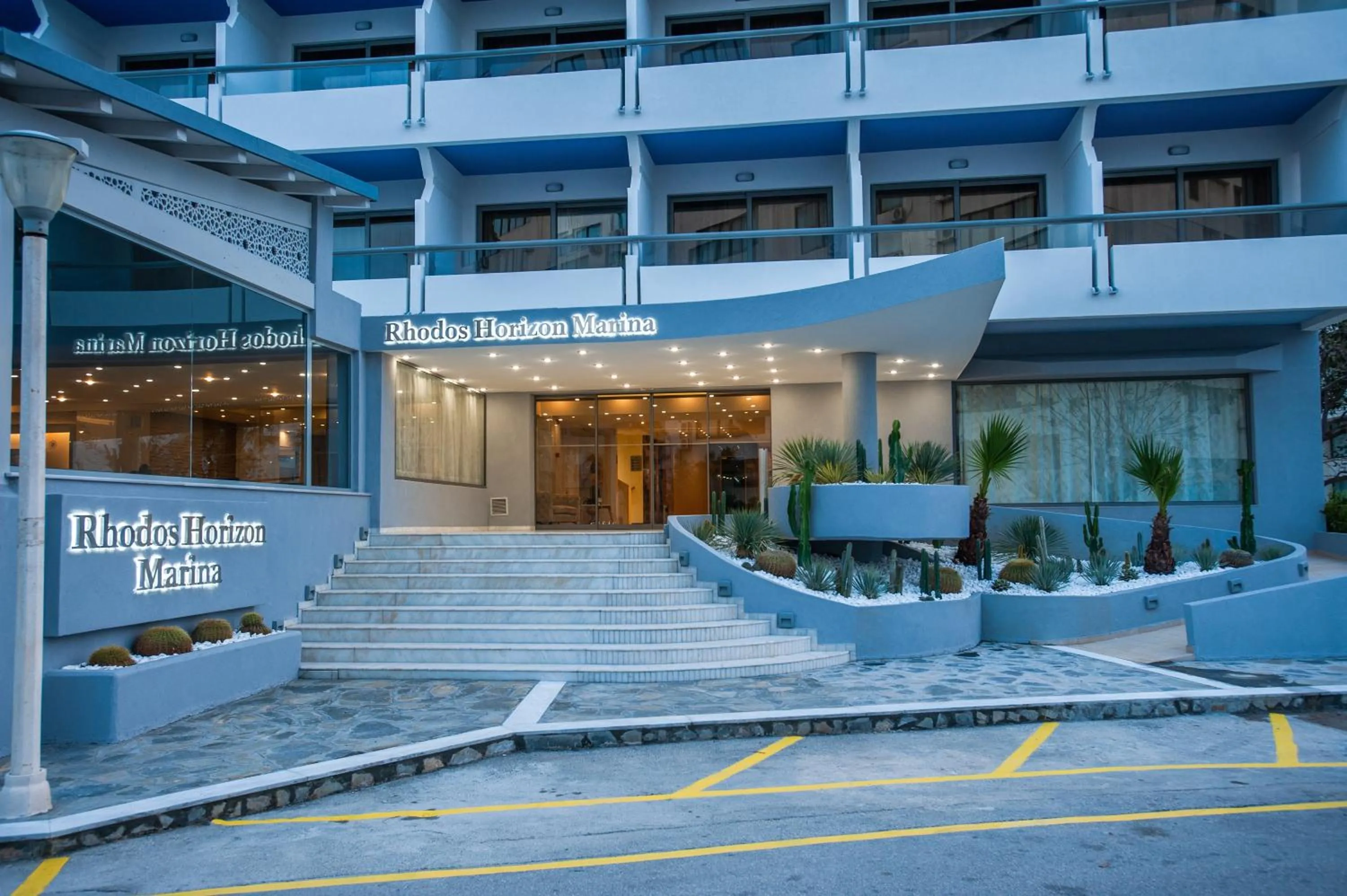 Facade/entrance in Rhodos Horizon Marina - Adults Only