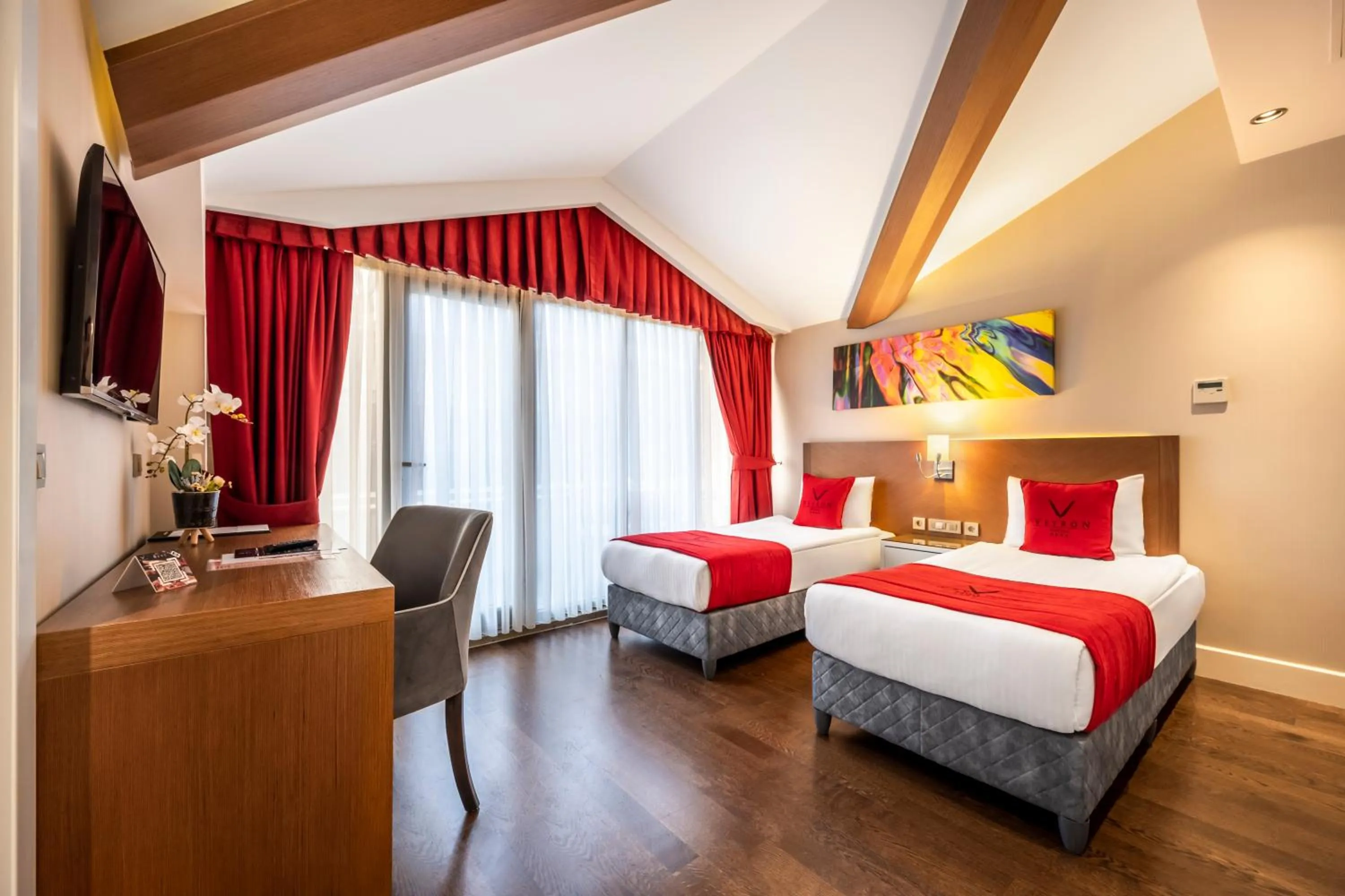 TV and multimedia, Bed in Veyron Hotels & SPA