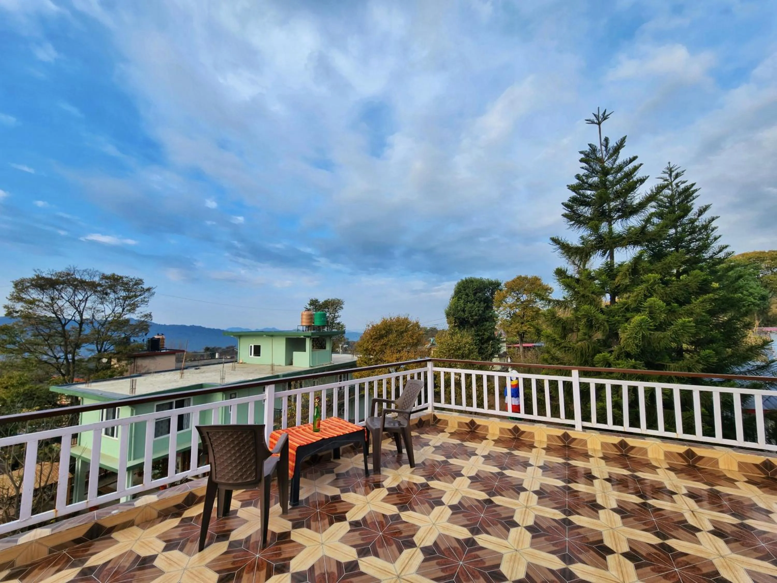 Balcony/Terrace in Dorjee House Bir
