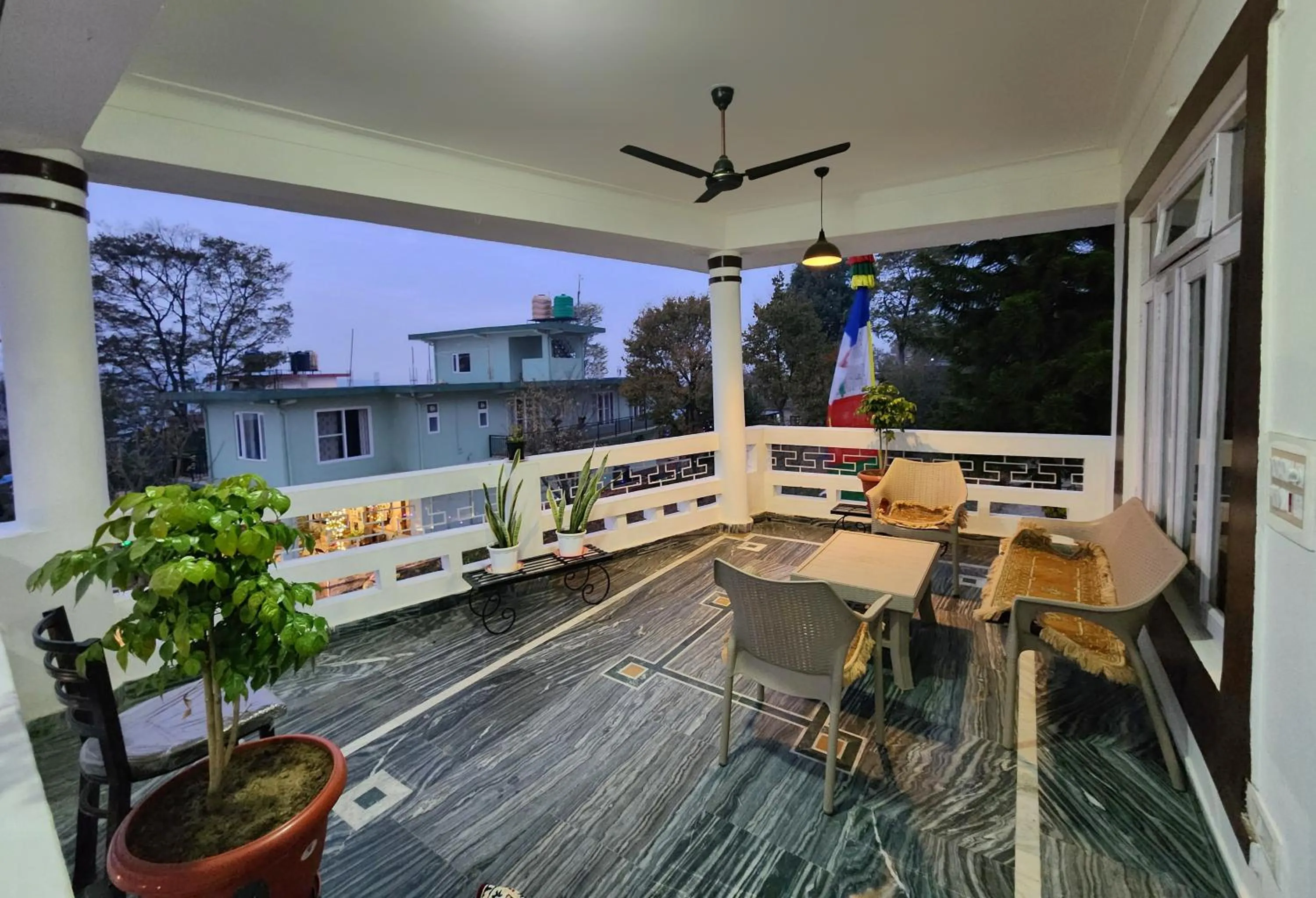 Balcony/Terrace in Dorjee House Bir