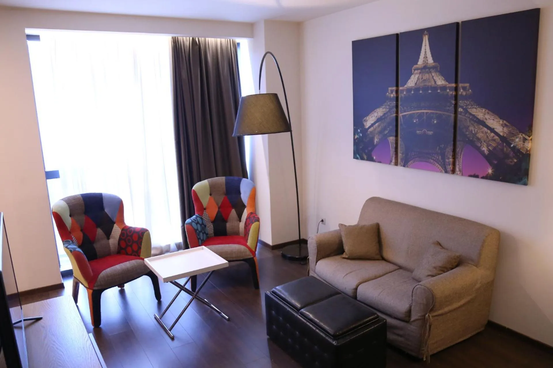 Seating area in Opera Suite Hotel