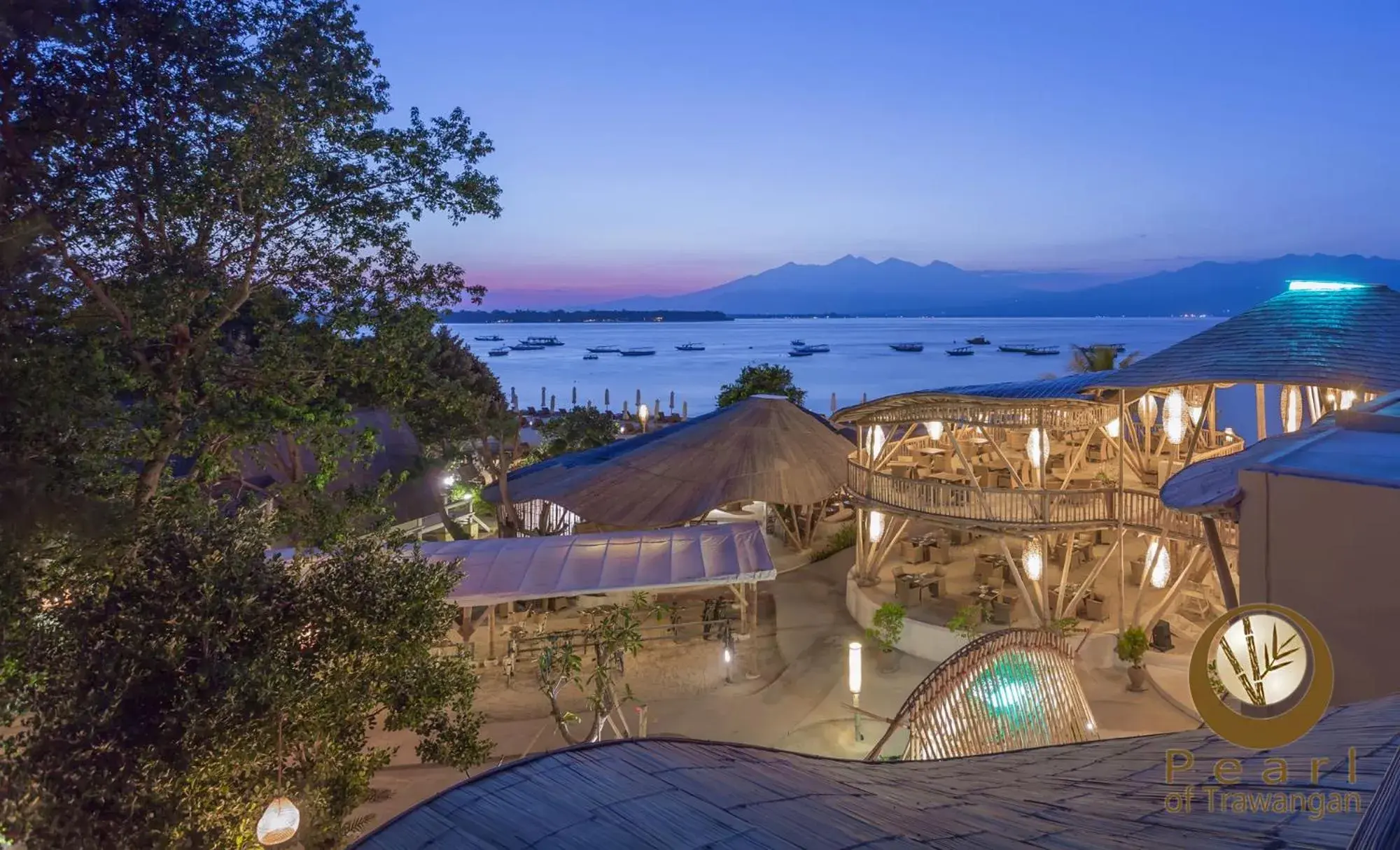 Mountain view in Pearl of Trawangan Mountain view in Pearl of Trawangan