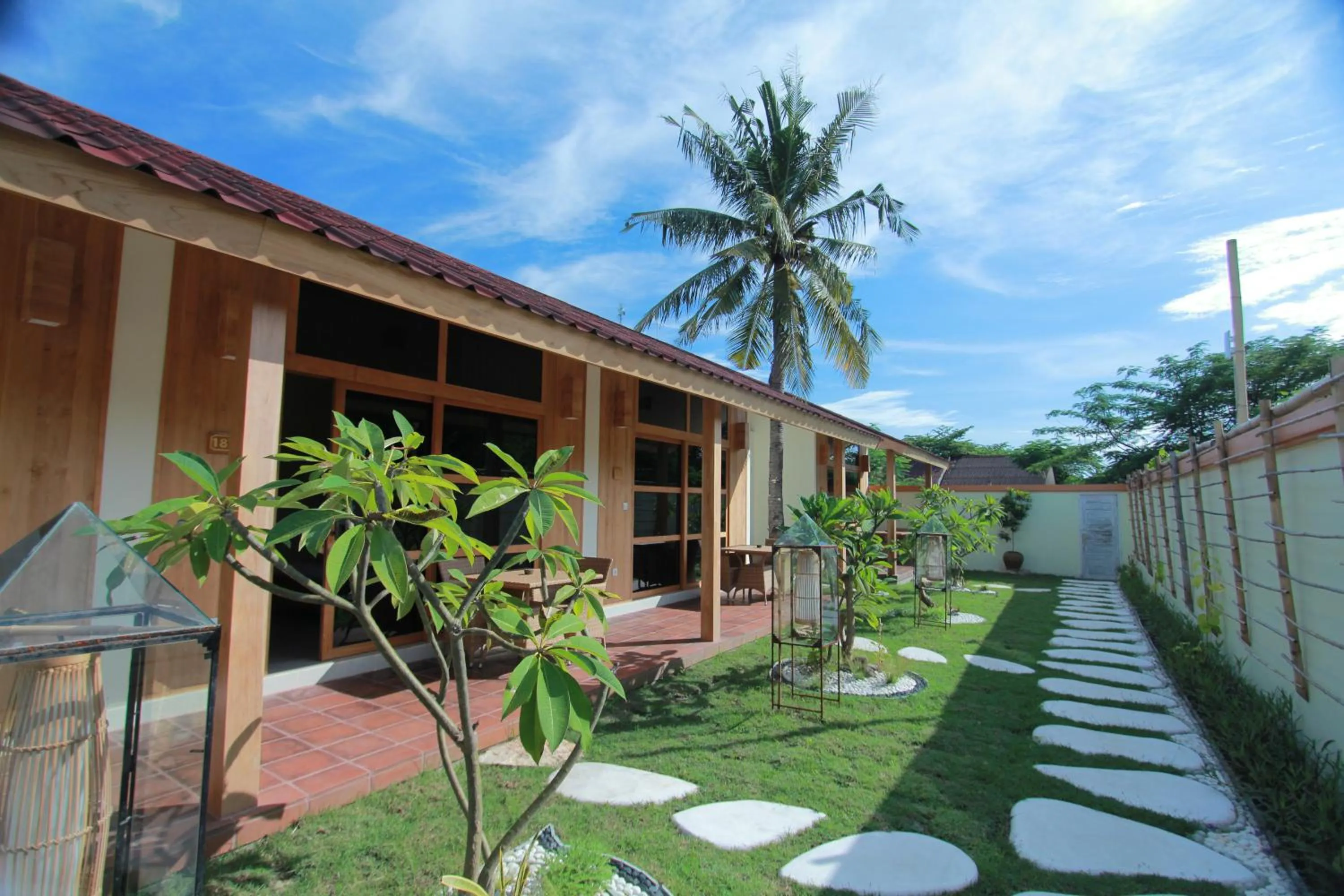 Garden view in Pearl of Trawangan