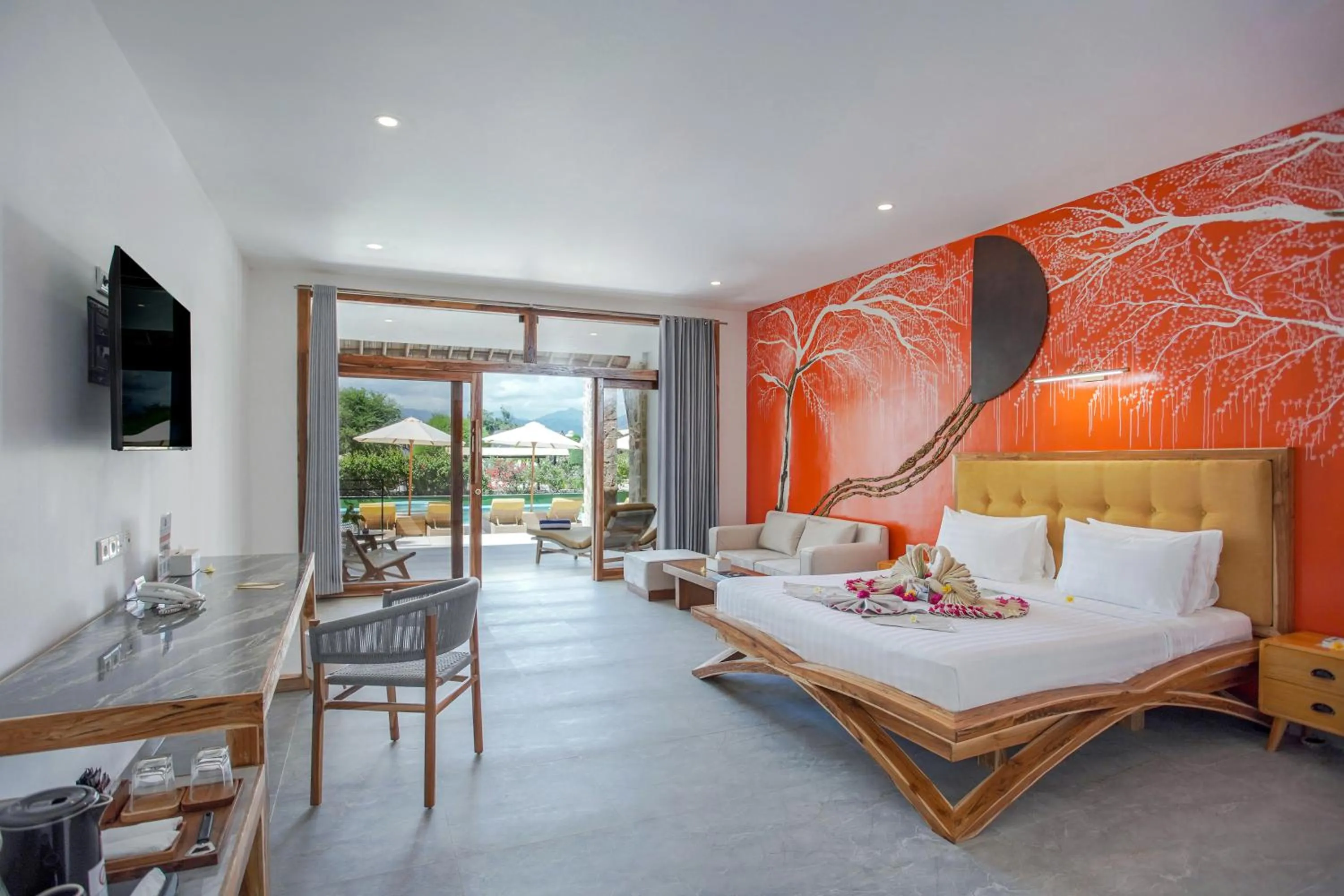 Bedroom, Bed in Pearl of Trawangan