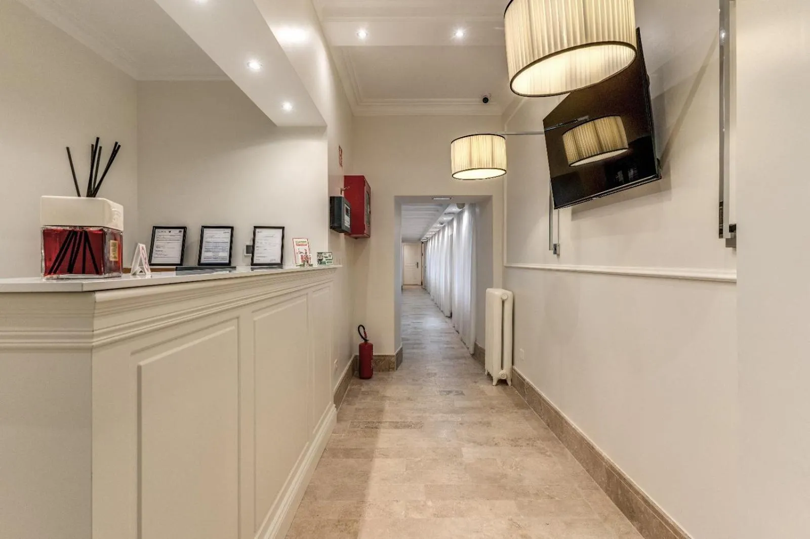 Lobby or reception in ACA Hotel Viminale