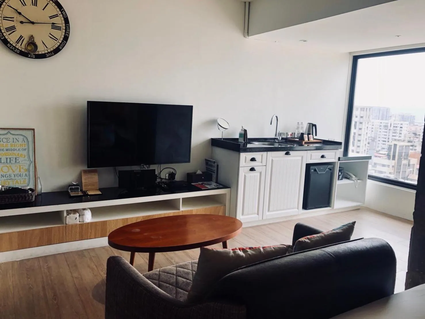 Living room in NK Hostel