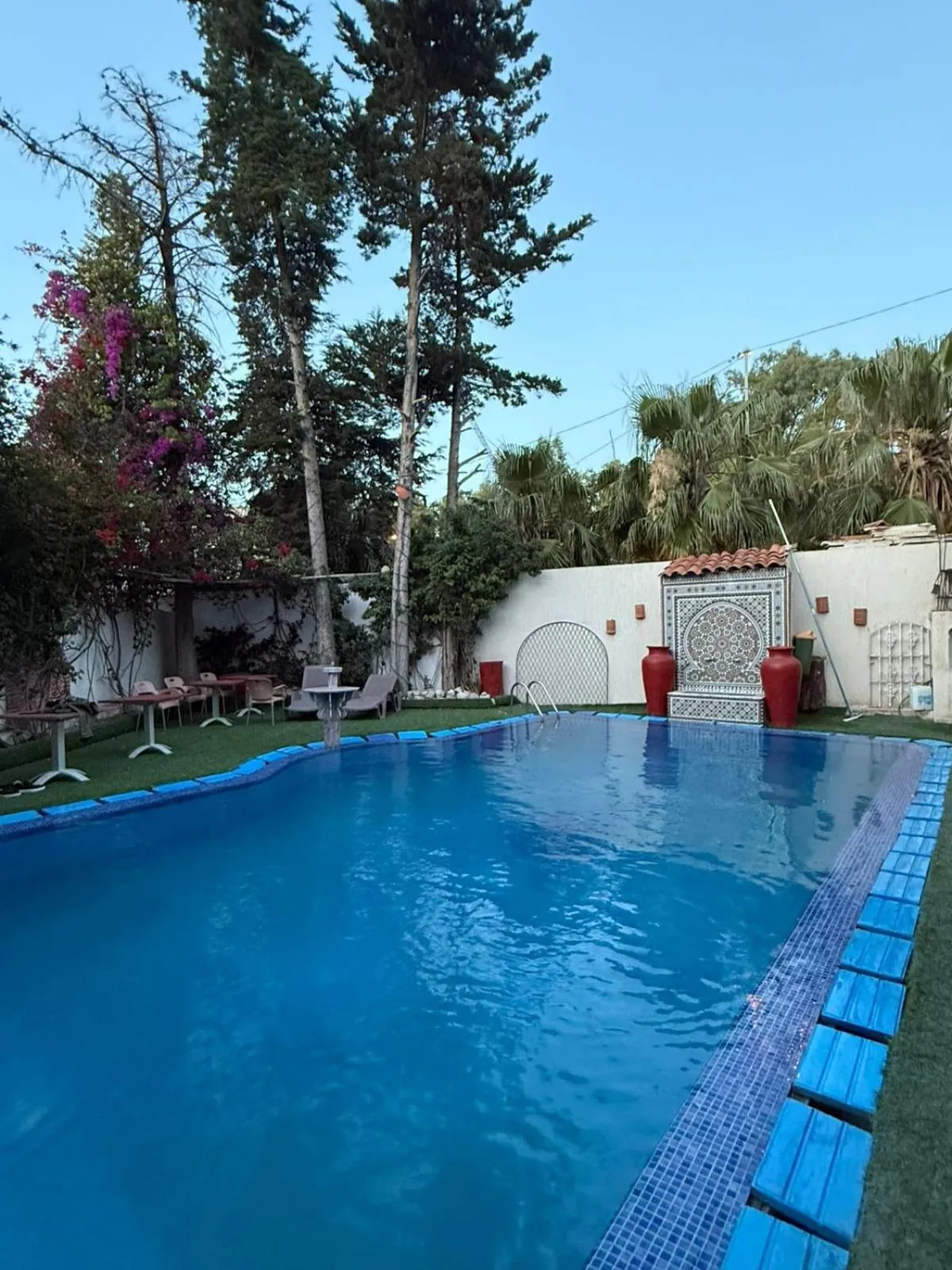 Swimming pool in Malabata Guest House