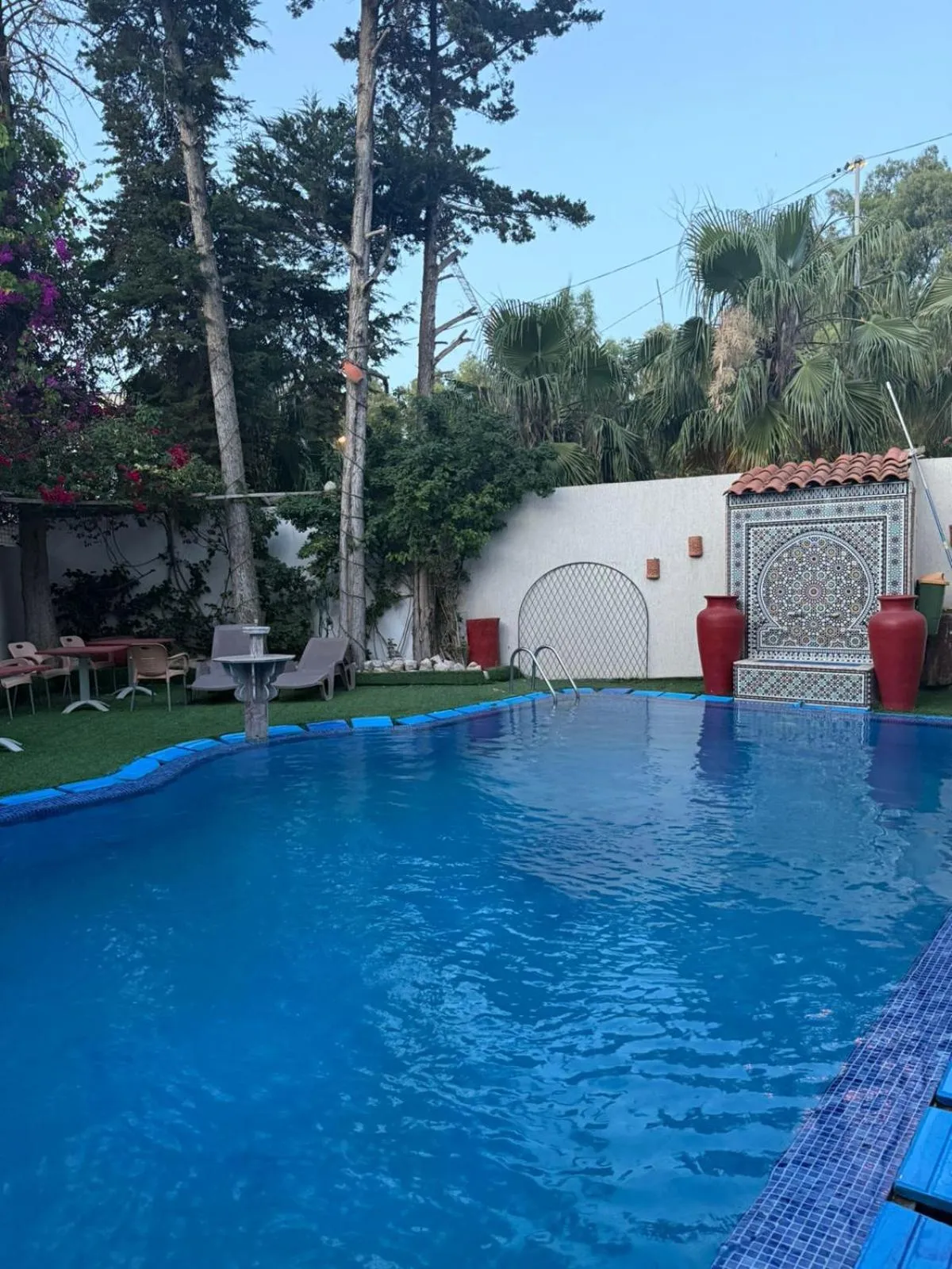 Swimming pool in Malabata Guest House