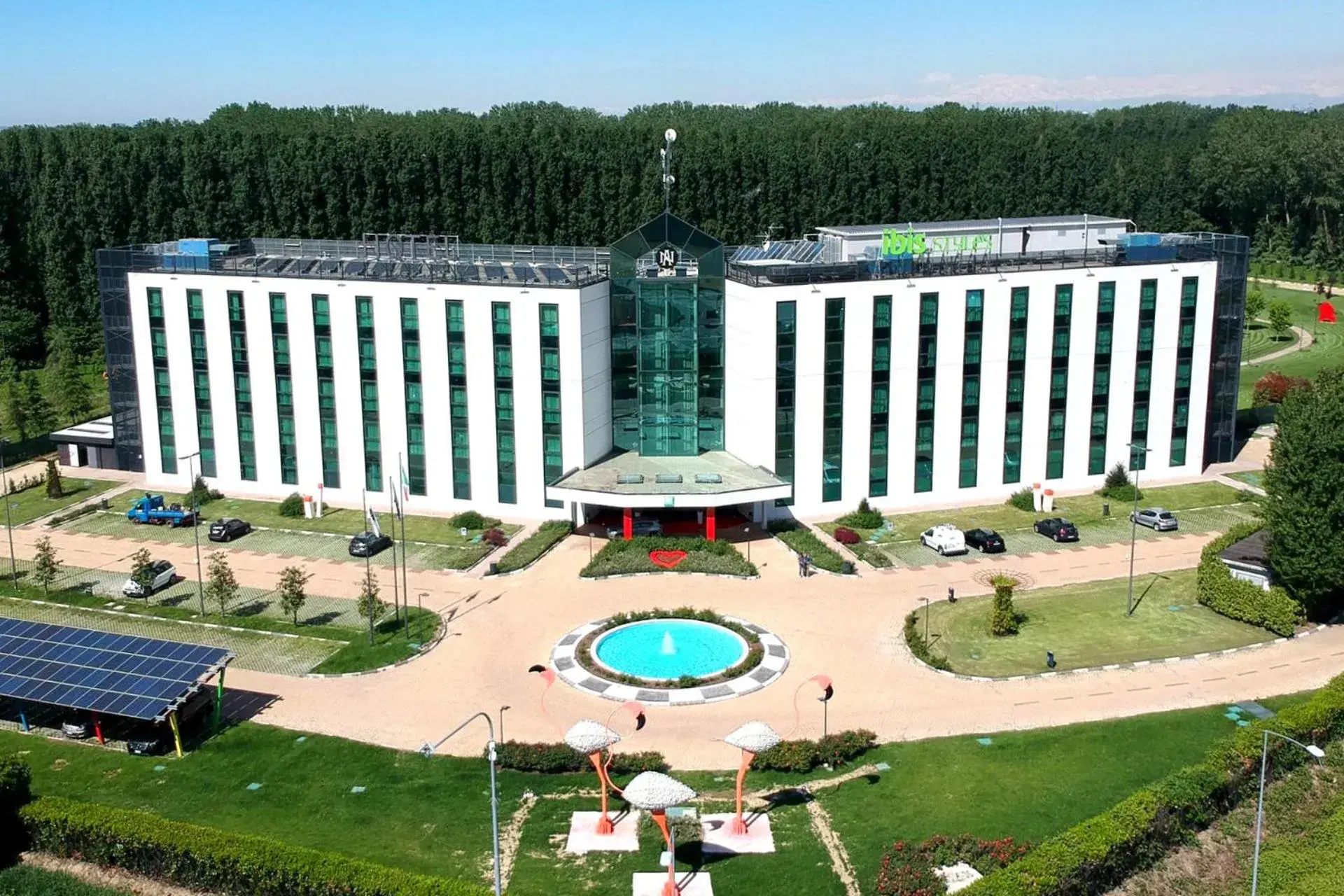 Bird's eye view in ibis Styles Milano Est Settala Bird's eye view in ibis Styles Milano Est Settala
