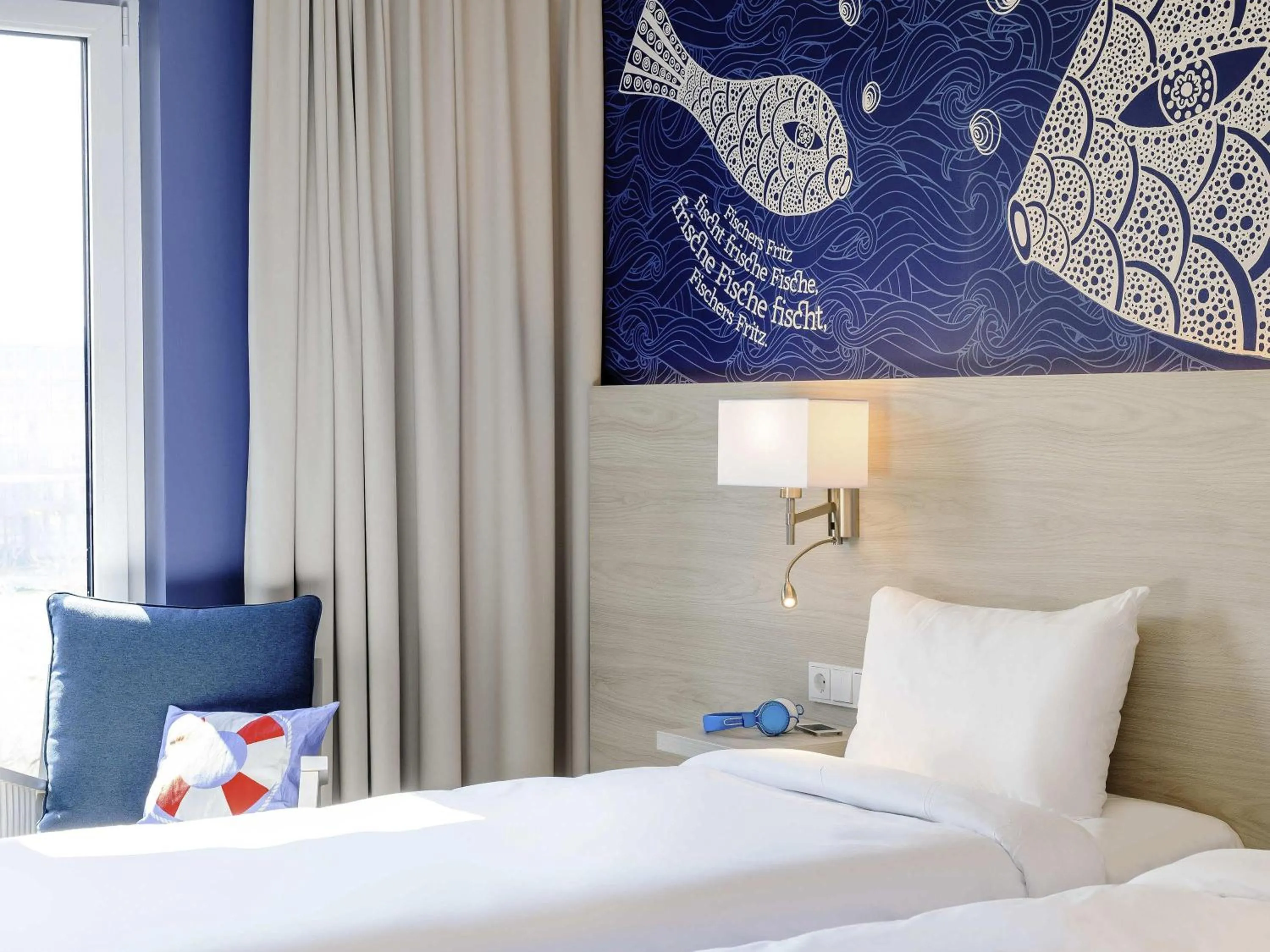 Bedroom, Bed in Ibis Styles Konstanz