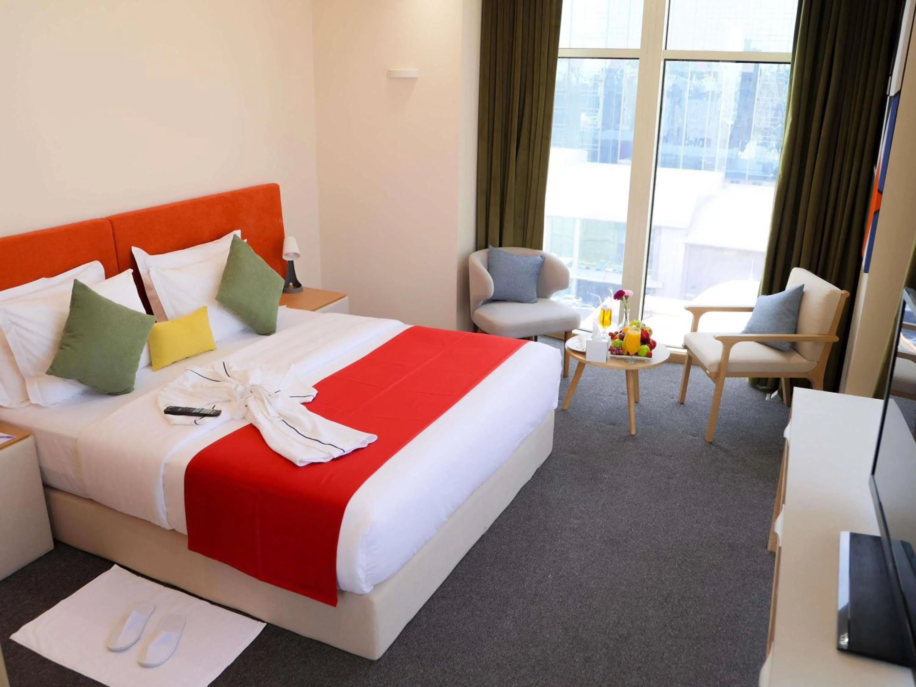 Bedroom in Novotel Suites Riyadh Centre