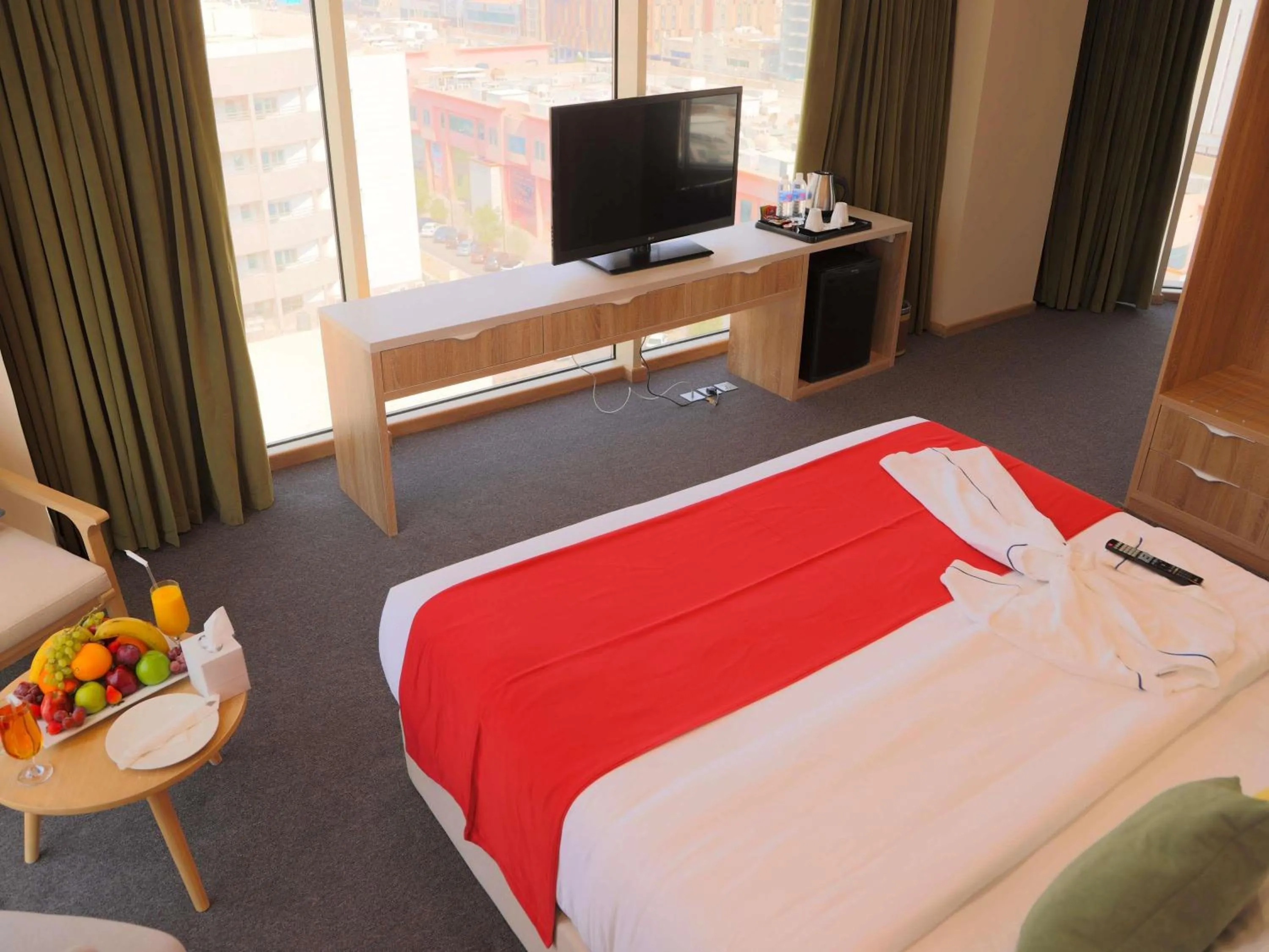 Bedroom in Novotel Suites Riyadh Centre