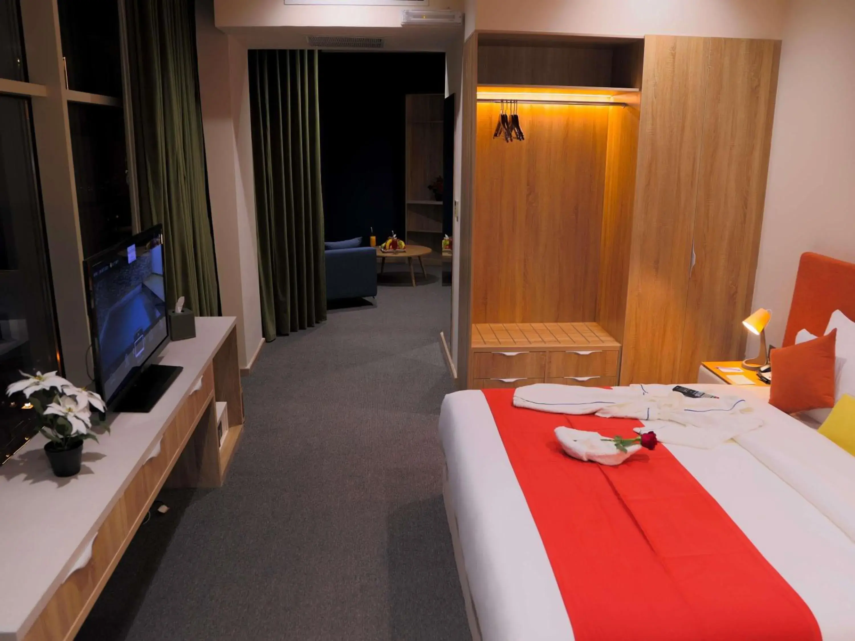 Bedroom, Bed in Novotel Suites Riyadh Centre Bedroom, Bed in Novotel Suites Riyadh Centre