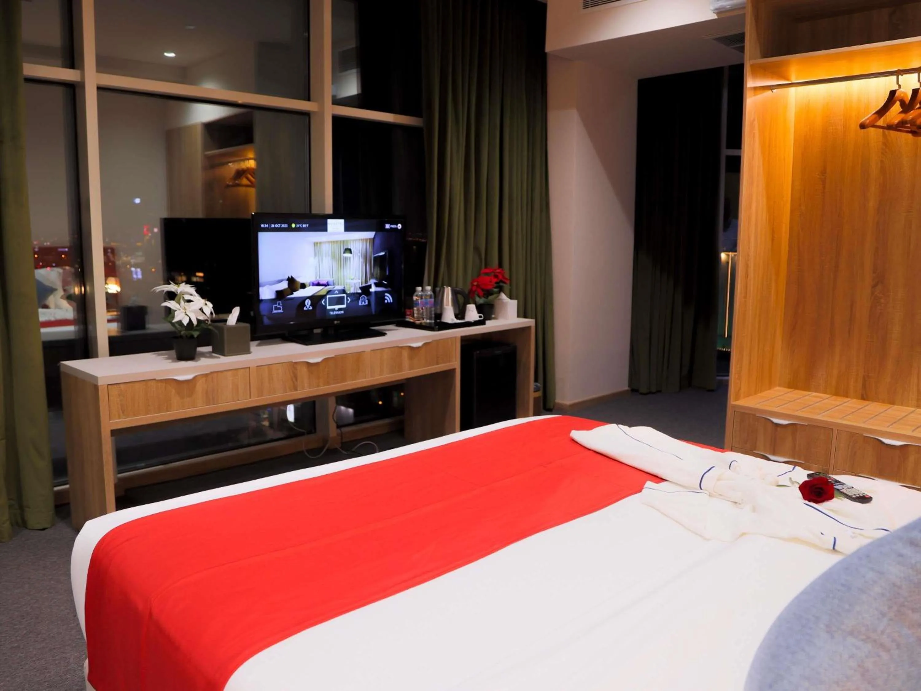 Bedroom in Novotel Suites Riyadh Centre