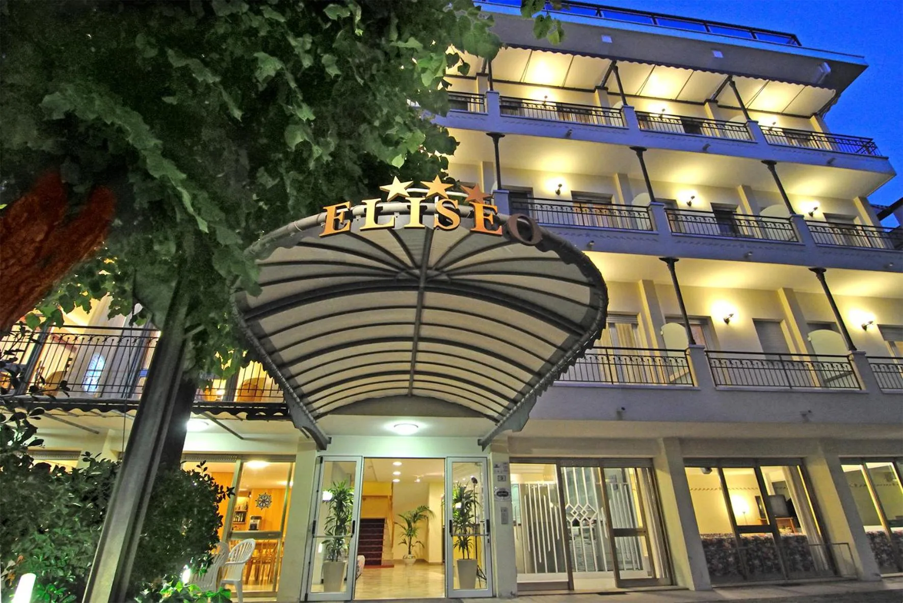 Property building in Hotel Eliseo Riccione