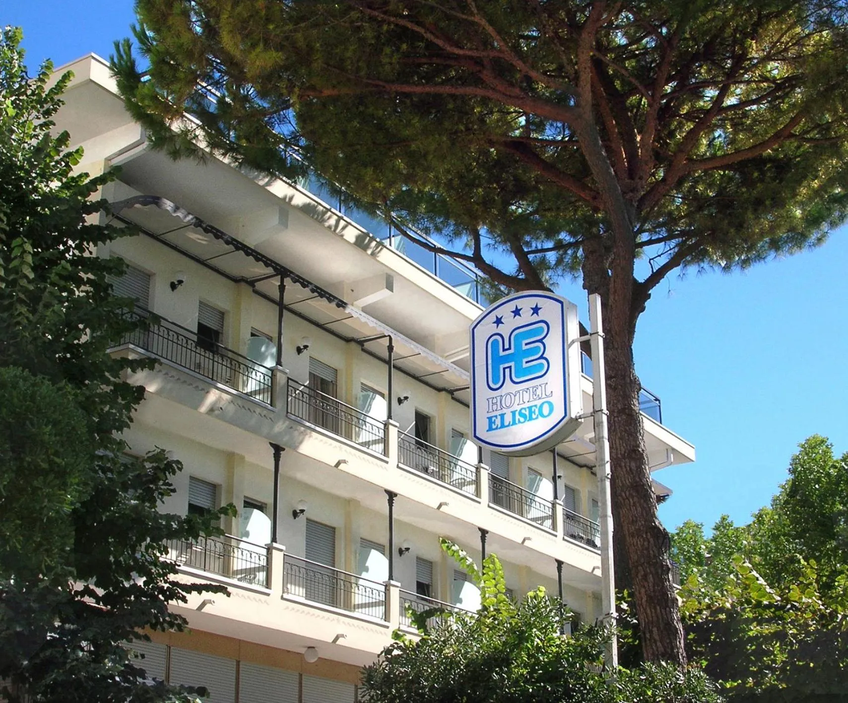 Property building in Hotel Eliseo Riccione