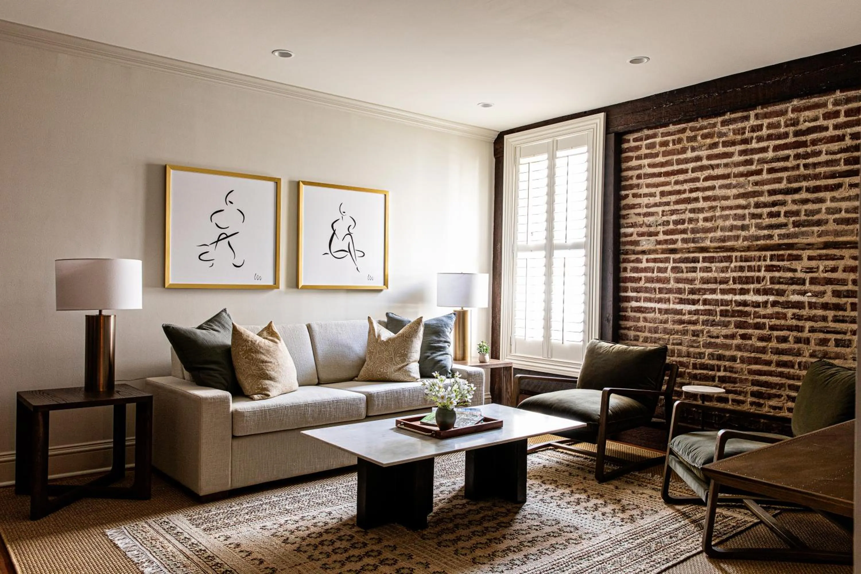 Living room in Hotel Richemont