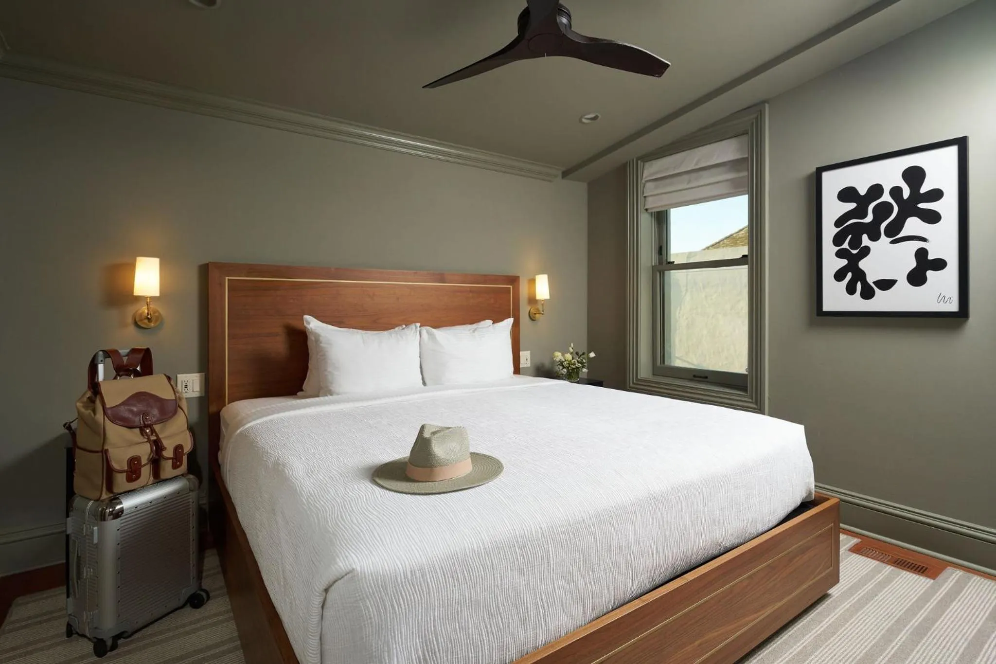 Bed in Hotel Richemont