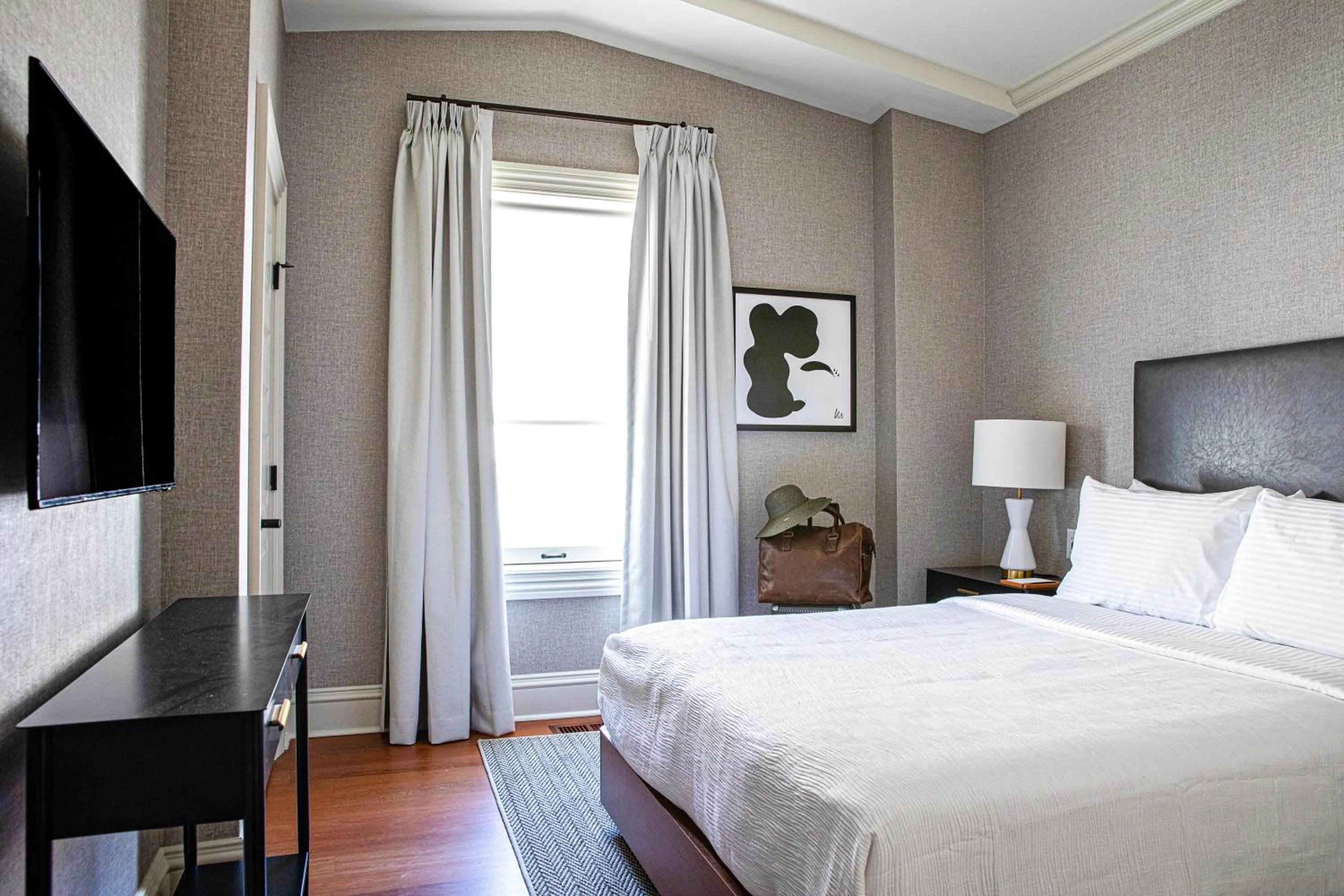 Bed in Hotel Richemont