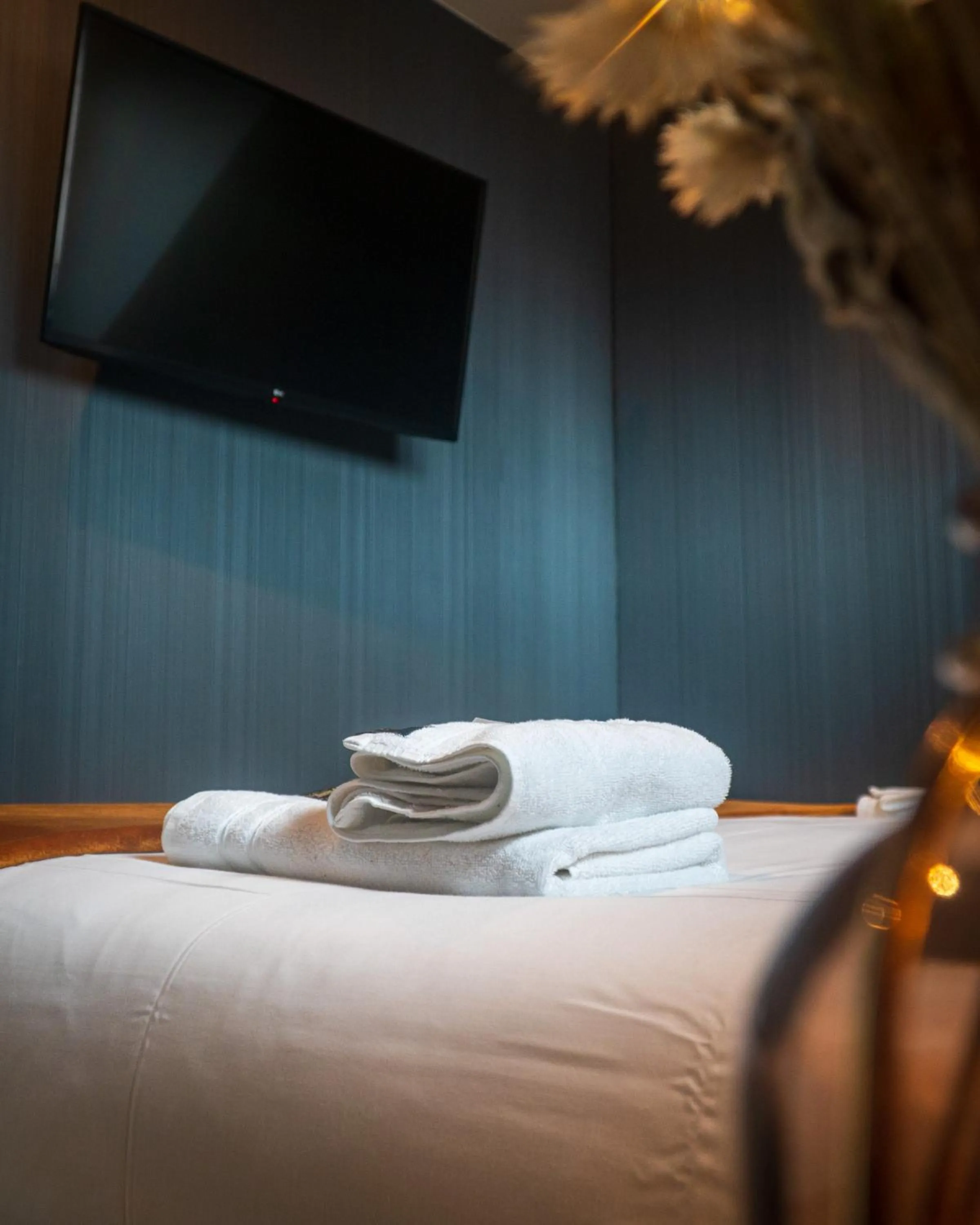 towels, Bed in Gran Hotel De Passage