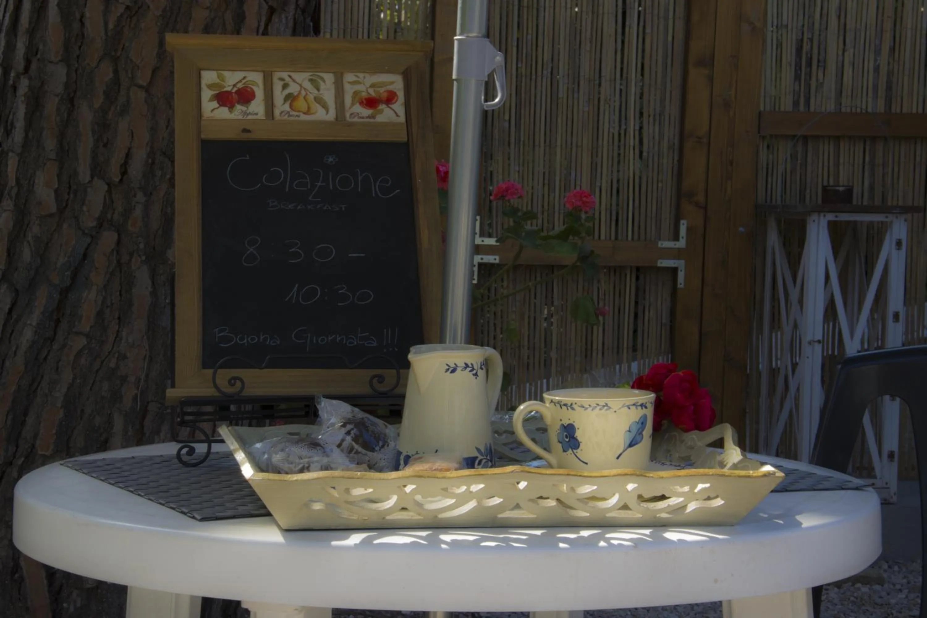 Garden in Serapo Bed and Breakfast