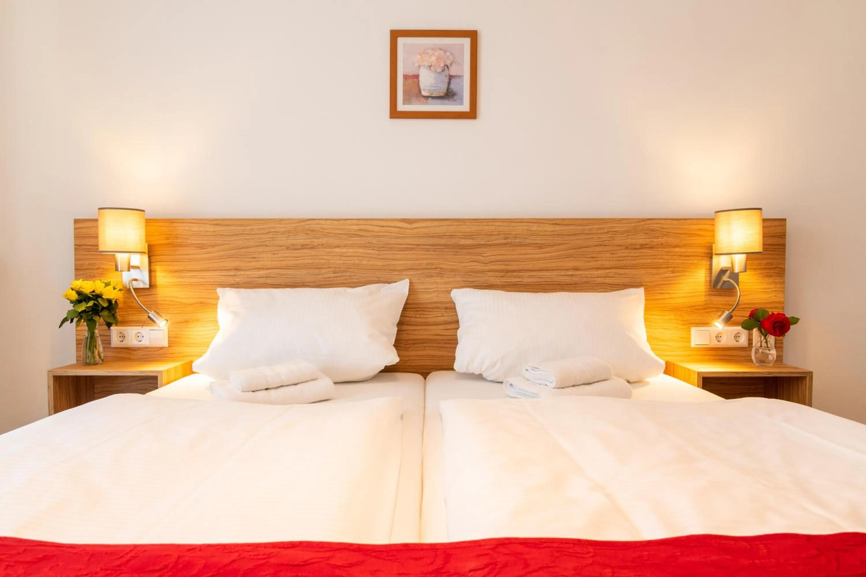 Bed in Akzent Hotel Am Burgholz