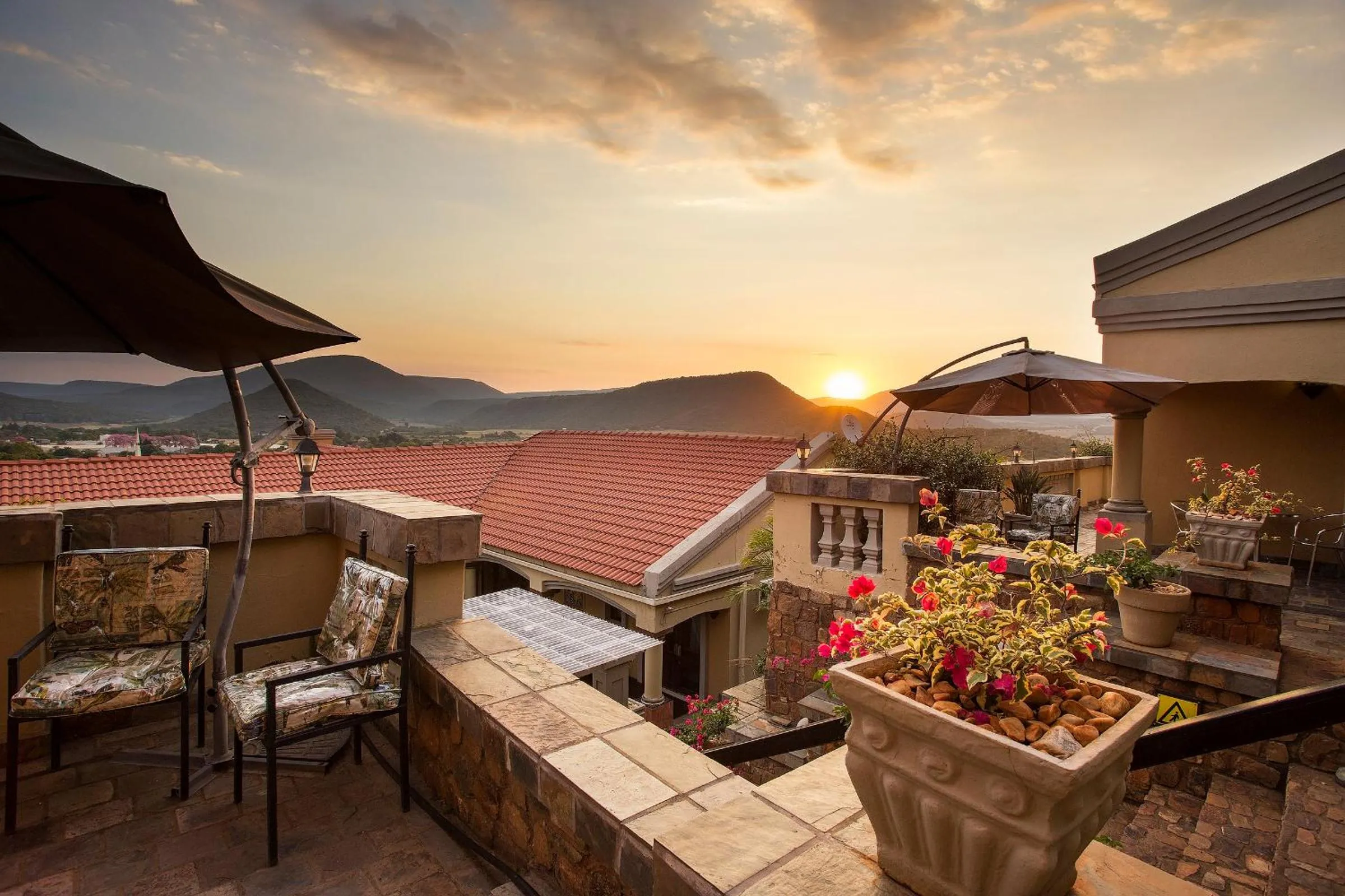 Bird's eye view in The Royal Palm B&B