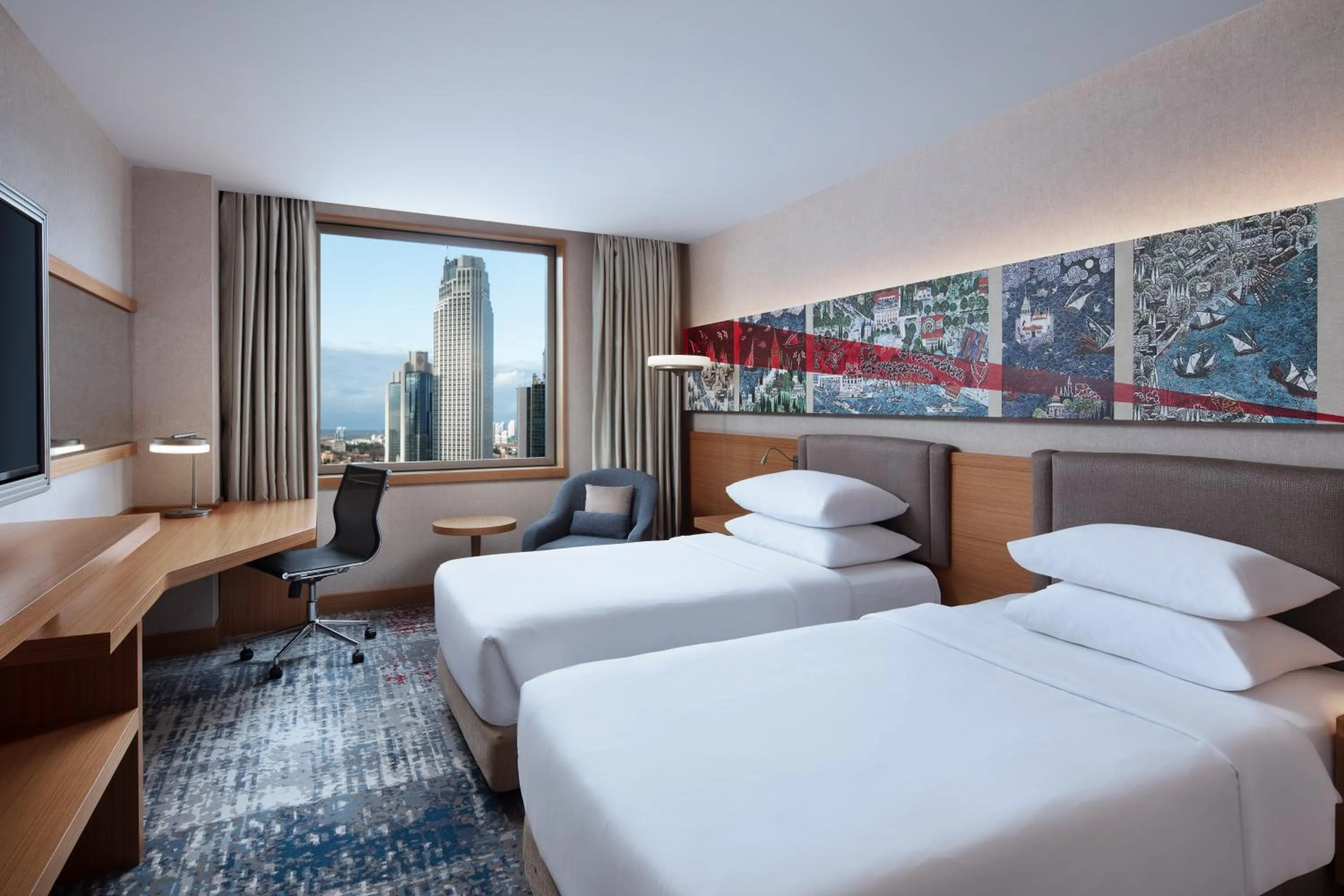 Photo of the whole room, Bed in Delta Hotels by Marriott Istanbul Levent