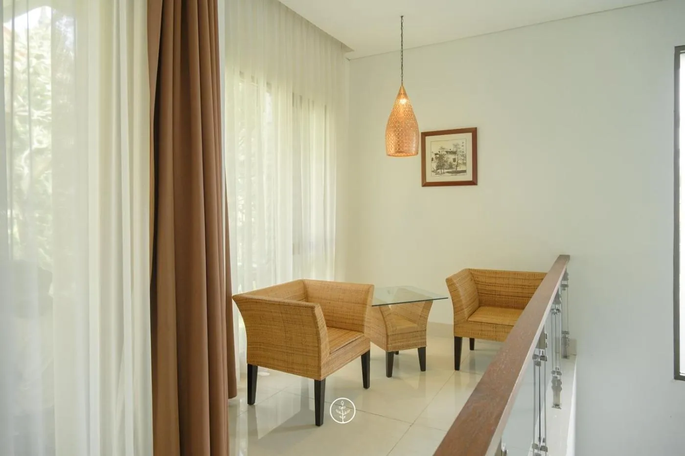 Seating area in Hikari Hill View Villa 7 bedrooms with a private swimming pool