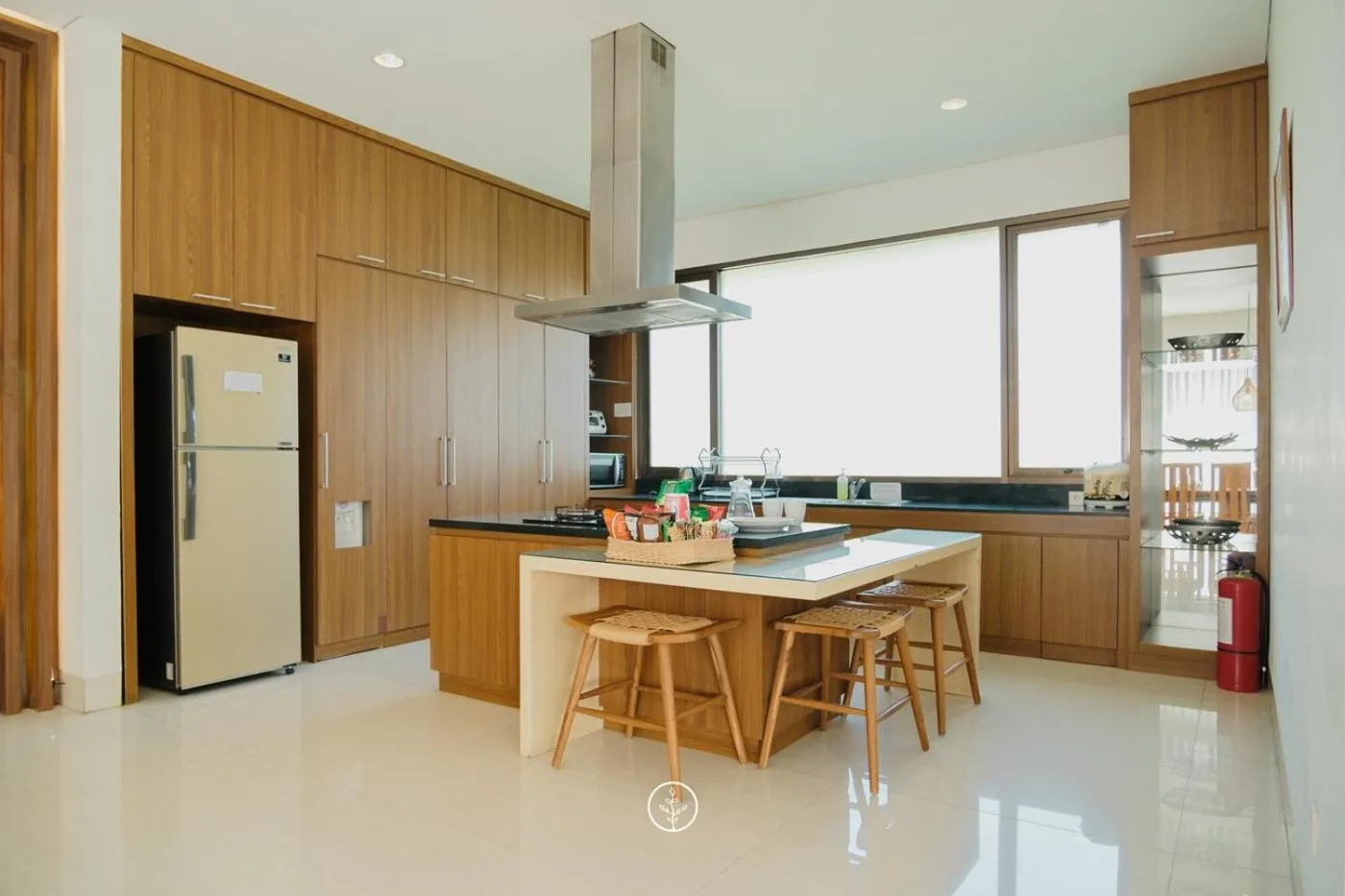 Kitchen or kitchenette in Hikari Hill View Villa 7 bedrooms with a private swimming pool