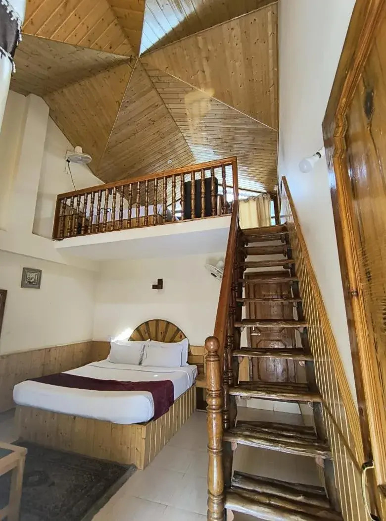 Bed in Hotel Purnima - A Riverside Hotel in Kasol Bed in Hotel Purnima - A Riverside Hotel in Kasol