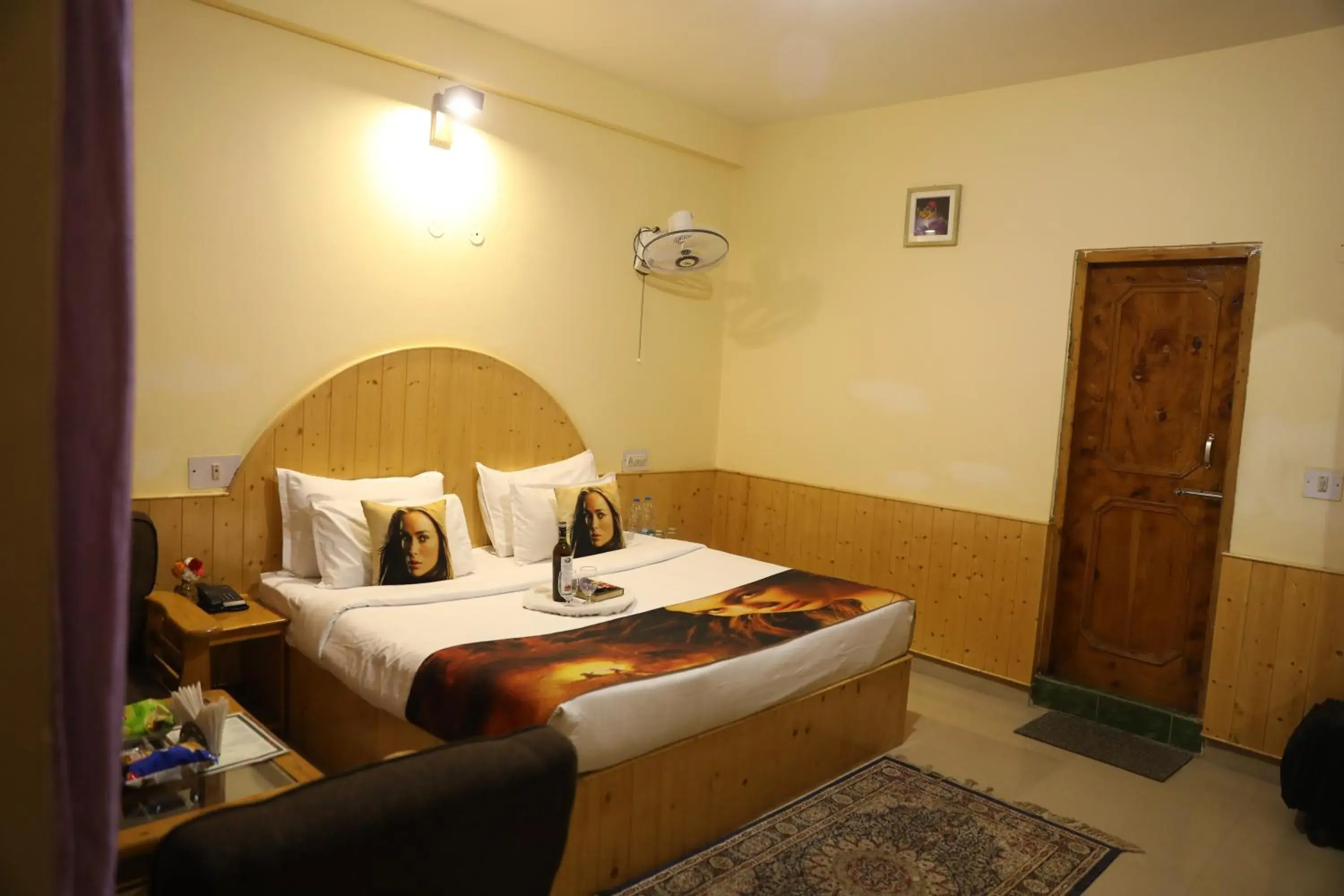 Bed in Hotel Purnima - A Riverside Hotel in Kasol Bed in Hotel Purnima - A Riverside Hotel in Kasol