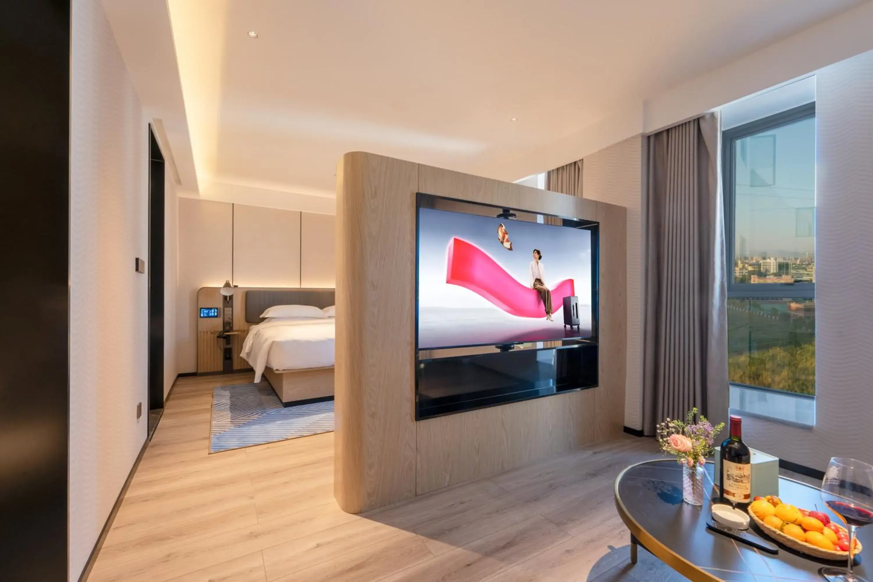 Deluxe Suite in Echarm Hotel Guangzhou Baiyun Airport Flagship Store-Free airport shuttle-Free one-way shuttle to the Canton Fair Complex during the fair period-Free VPN Deluxe Suite in Echarm Hotel Guangzhou Baiyun Airport Flagship Store-Free airport shuttle-Free one-way shuttle to the Canton Fair Complex during the fair period-Free VPN