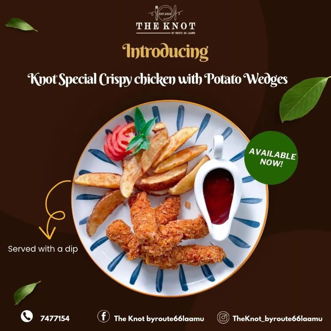 Restaurant/places to eat in Long Beach Laamu Hotel